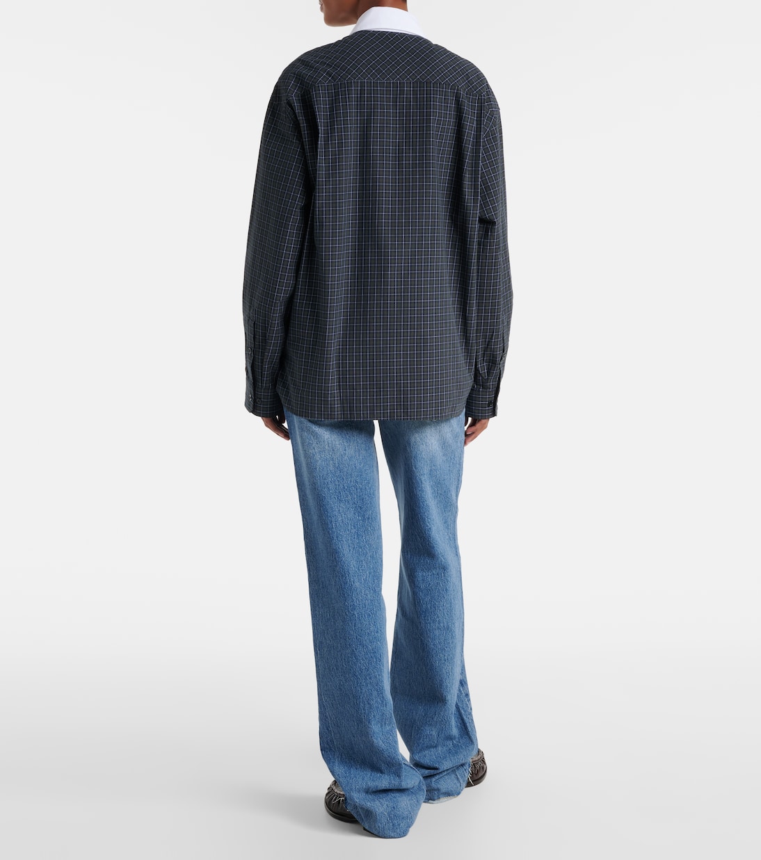 Hylan checked cotton shirt | The Frankie Shop