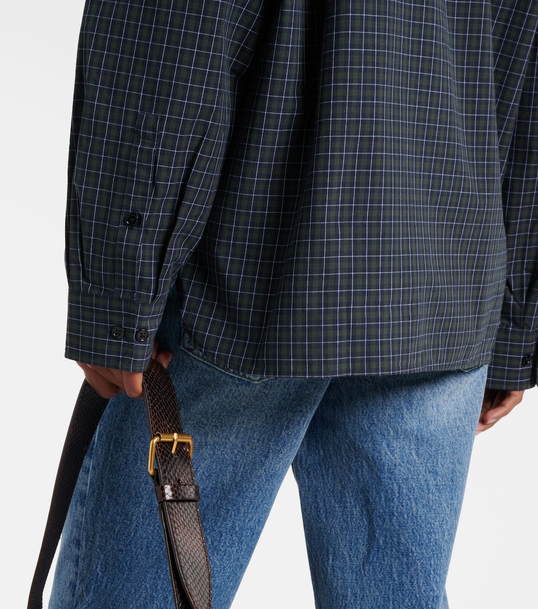 Hylan checked cotton shirt | The Frankie Shop