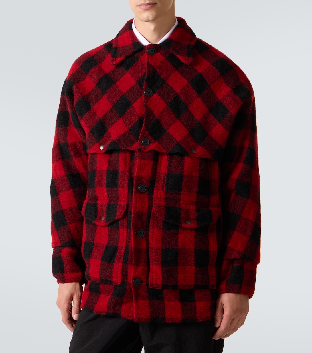 Checked wool jacket | Junya Watanabe