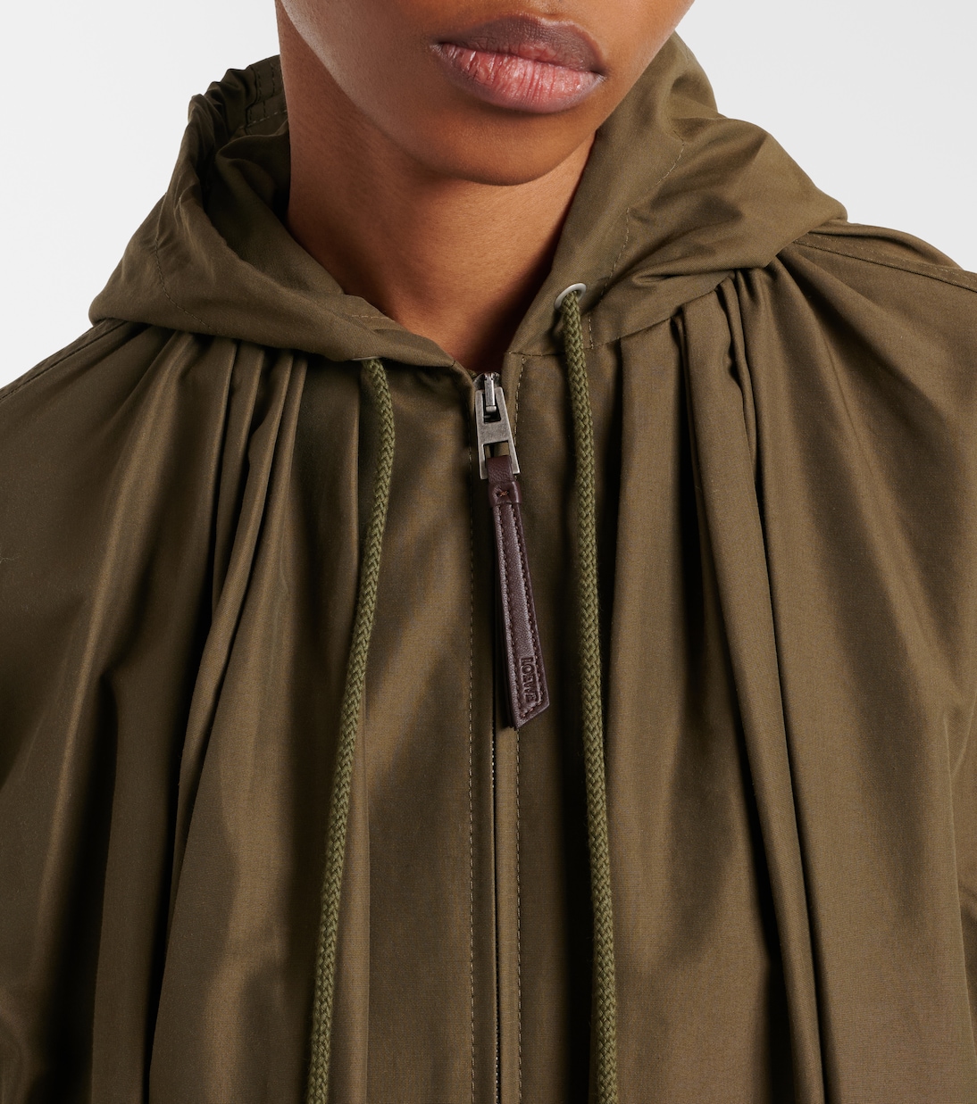 Gathered cotton-blend jacket | Loewe