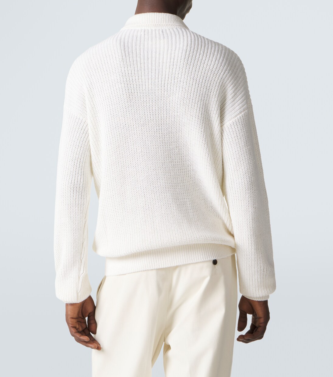 Silk and linen polo sweater | Ralph Lauren Purple Label
