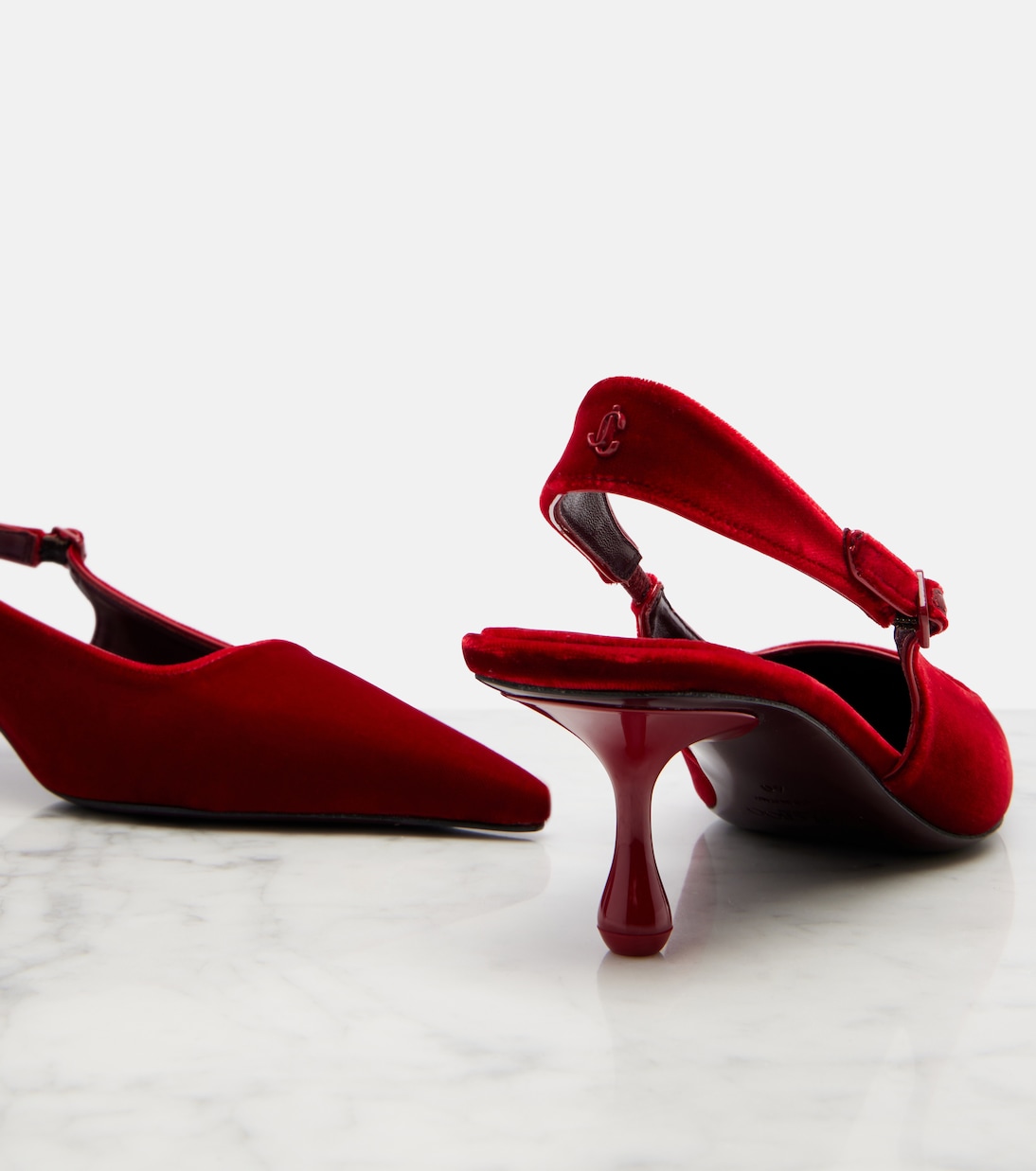 Amel velvet slingback pumps | Jimmy Choo