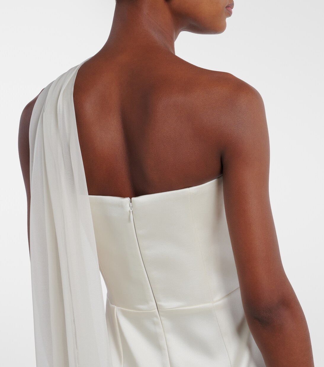 Julietta scarf-detail silk gown | The New Arrivals Ilkyaz Ozel