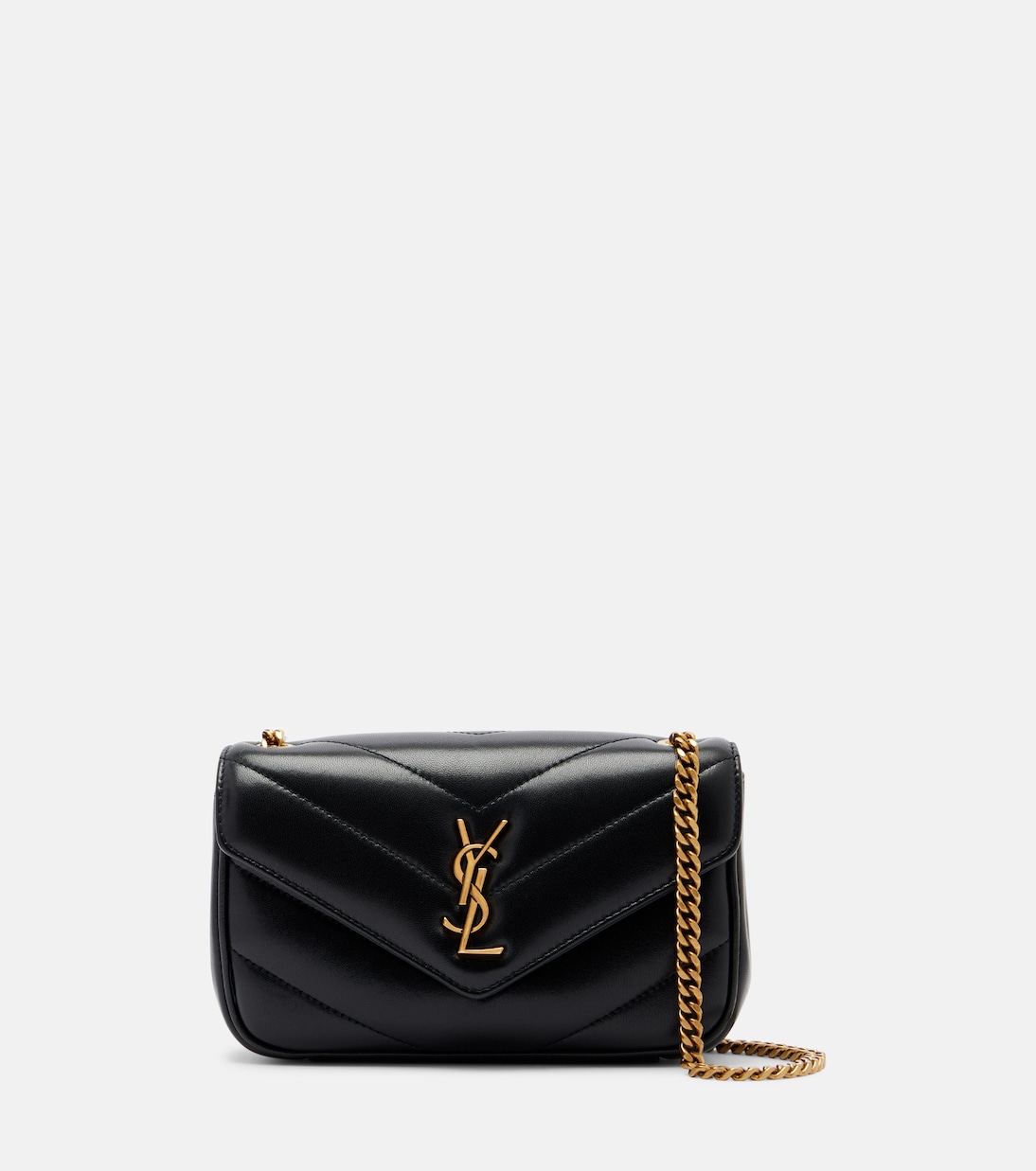 Loulou Mini leather crossbody bag | Saint Laurent