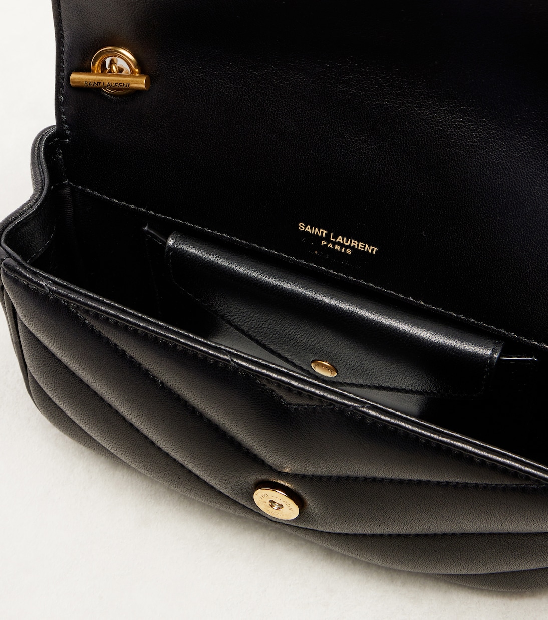 Loulou Mini leather crossbody bag | Saint Laurent