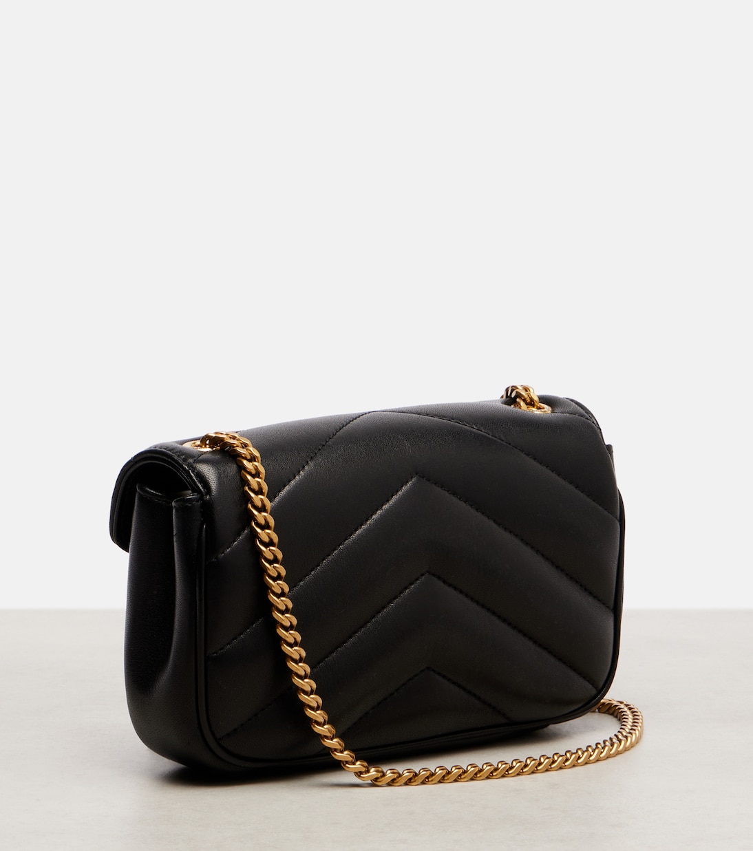 Loulou Mini leather crossbody bag | Saint Laurent
