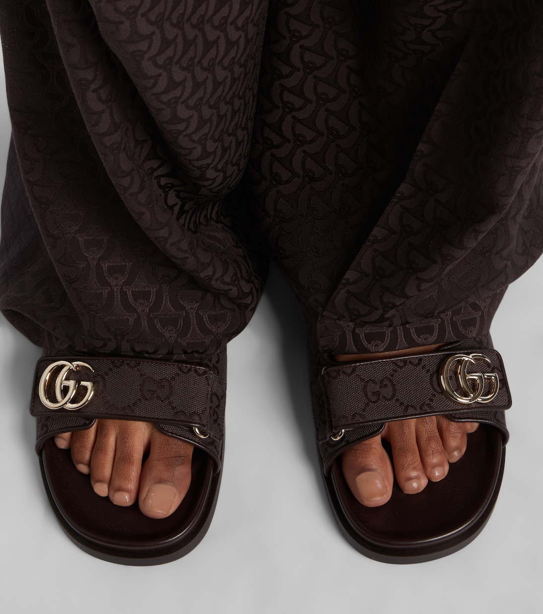 Sandalen Double G aus Canvas | Gucci