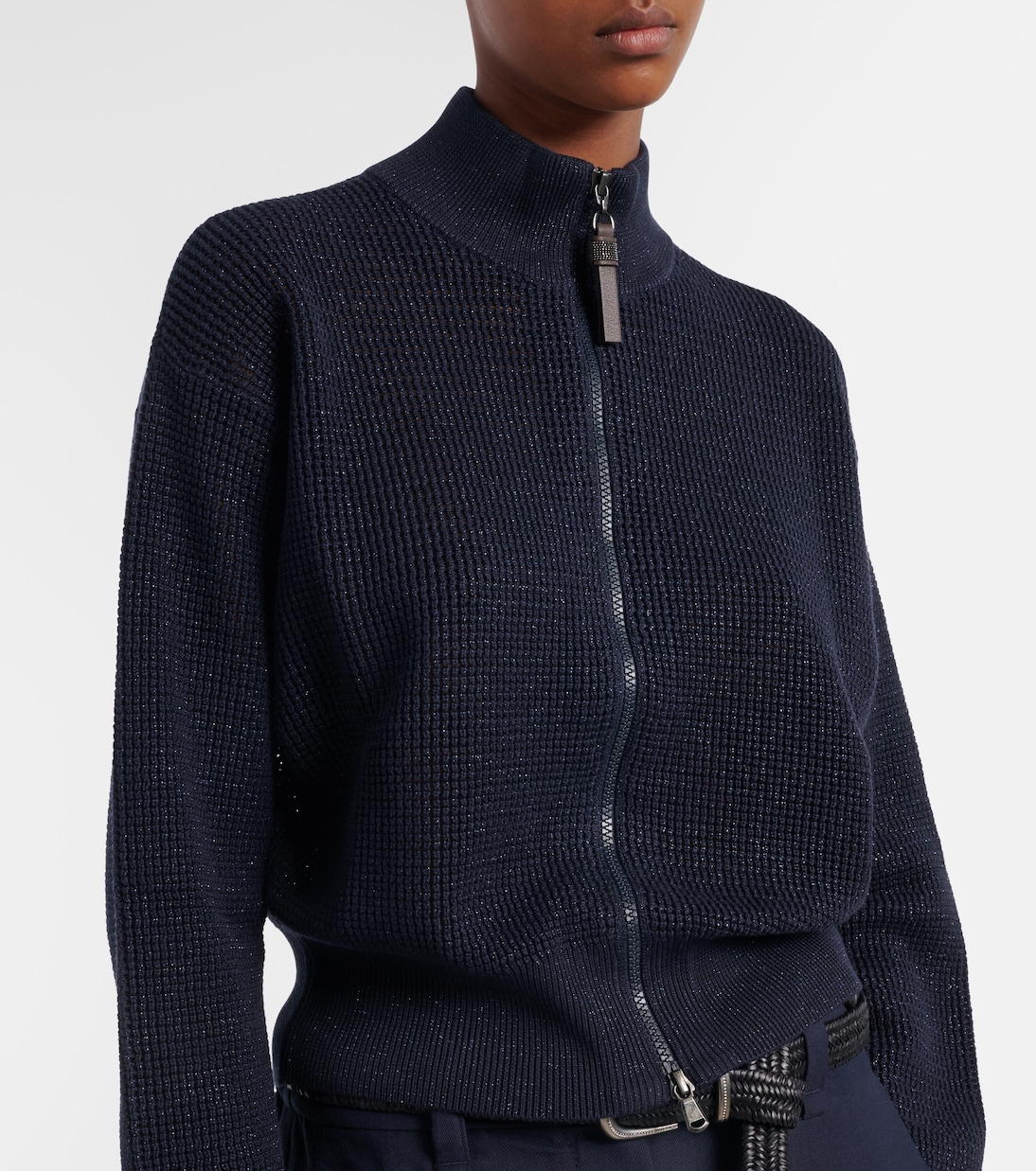 Cardigan en coton mélangé | Brunello Cucinelli