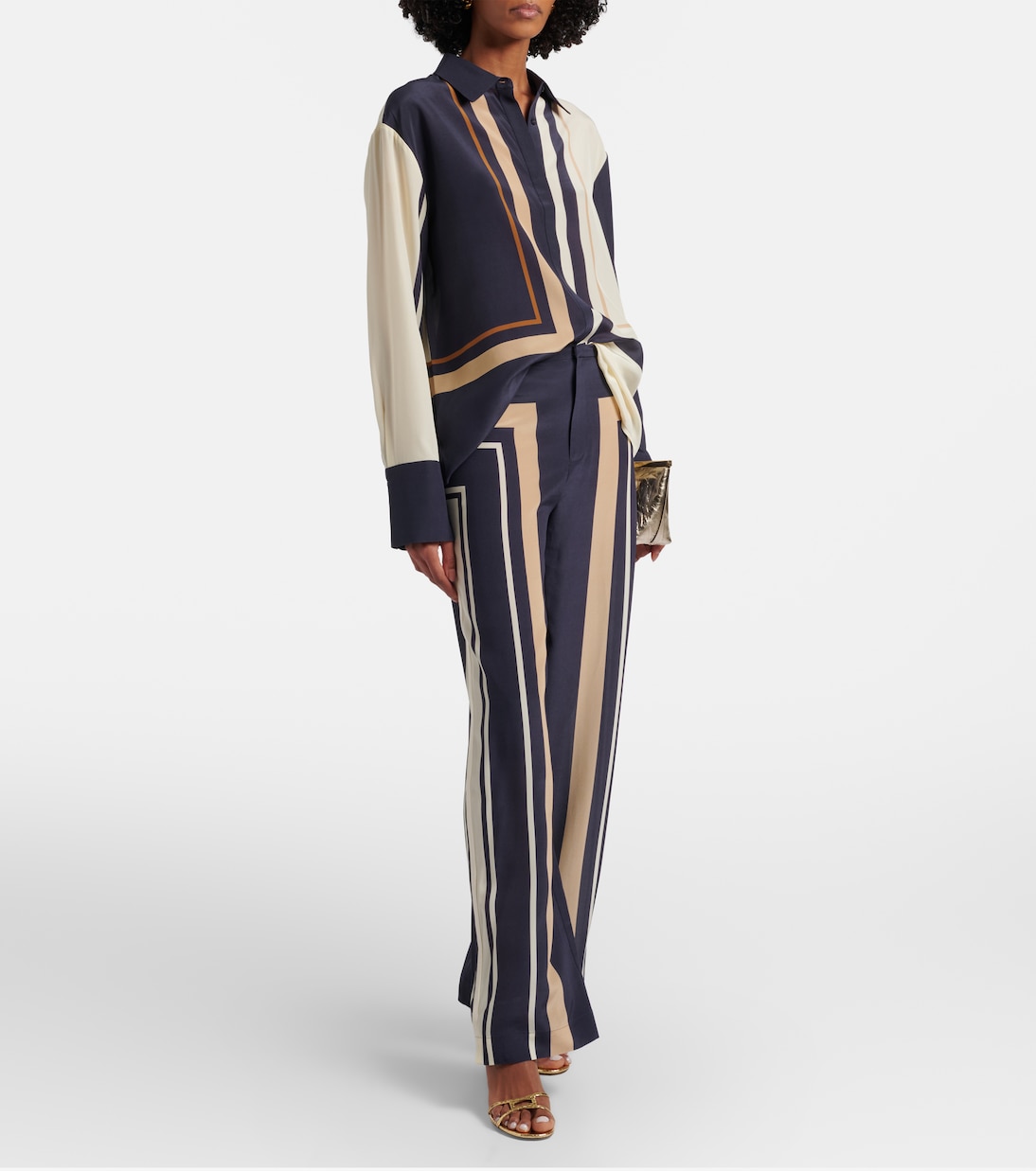 Printed silk shirt | SIR