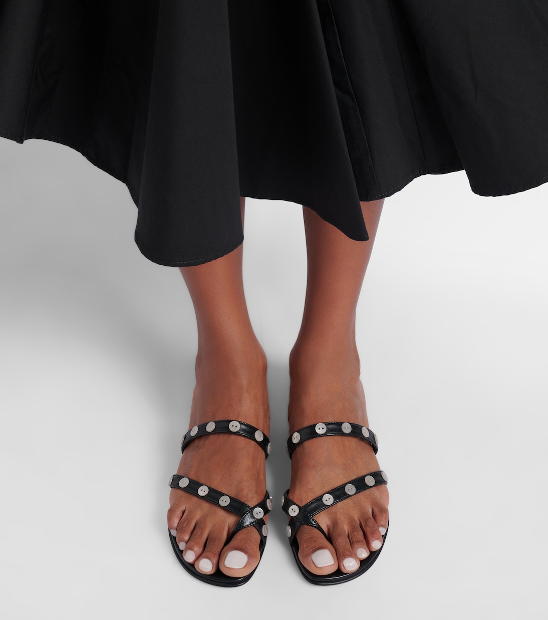 Irafli embellished leather thong sandals | Manolo Blahnik