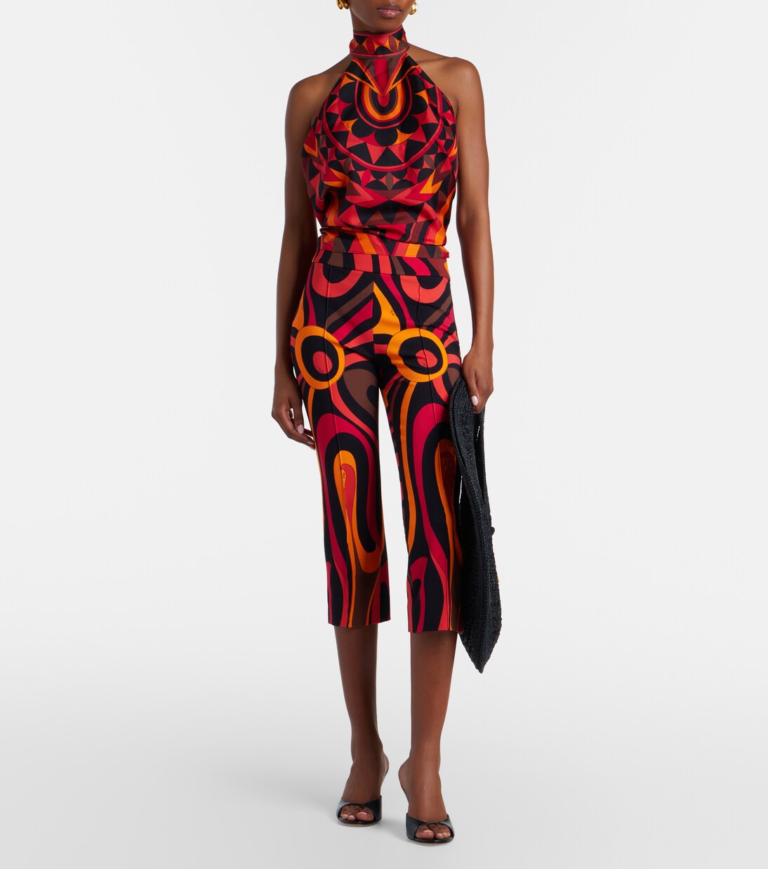 Marmo jersey capri pants | Pucci