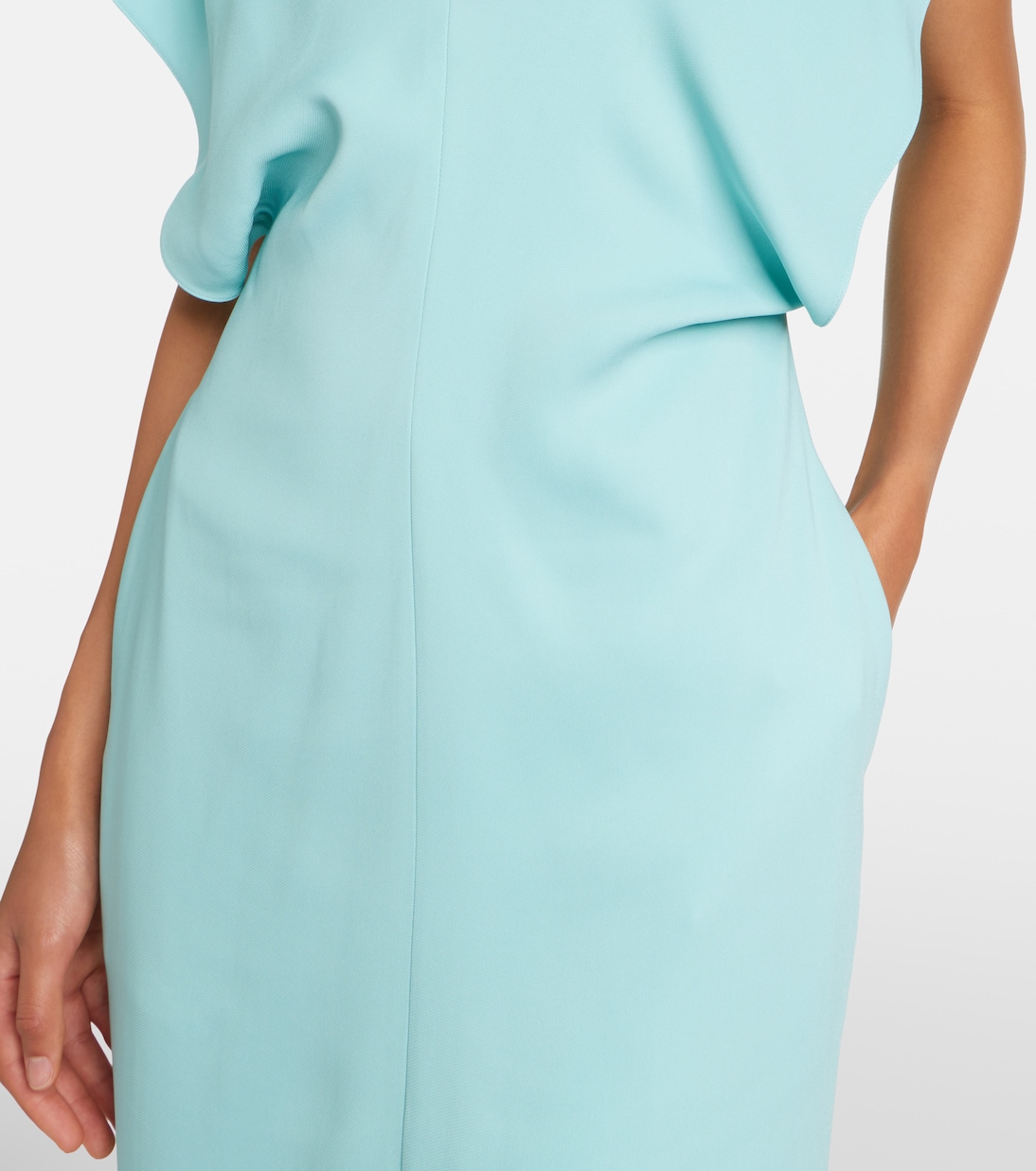 Draped midi dress | Stella McCartney