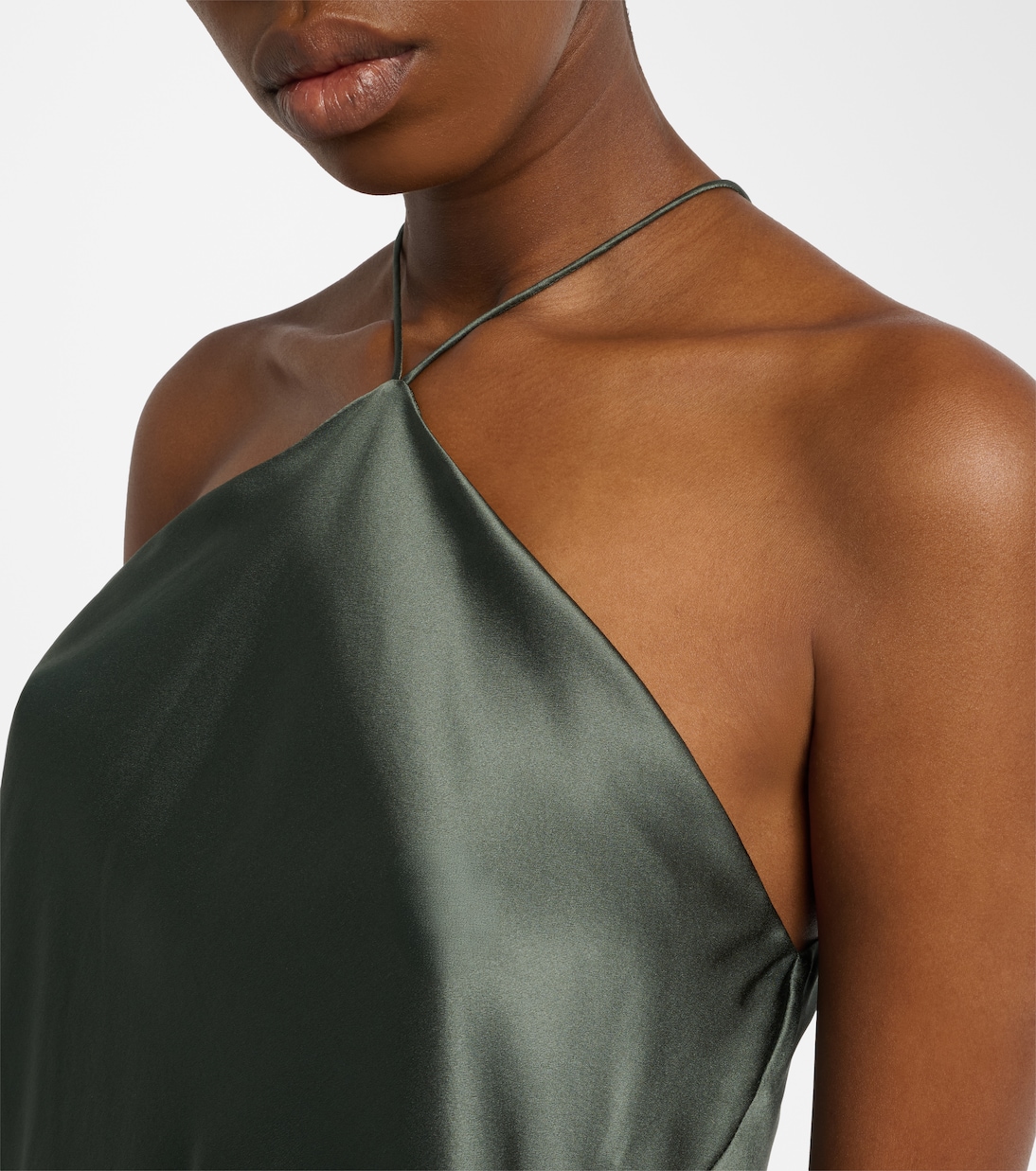 Halterneck silk charmeuse top | The Sei