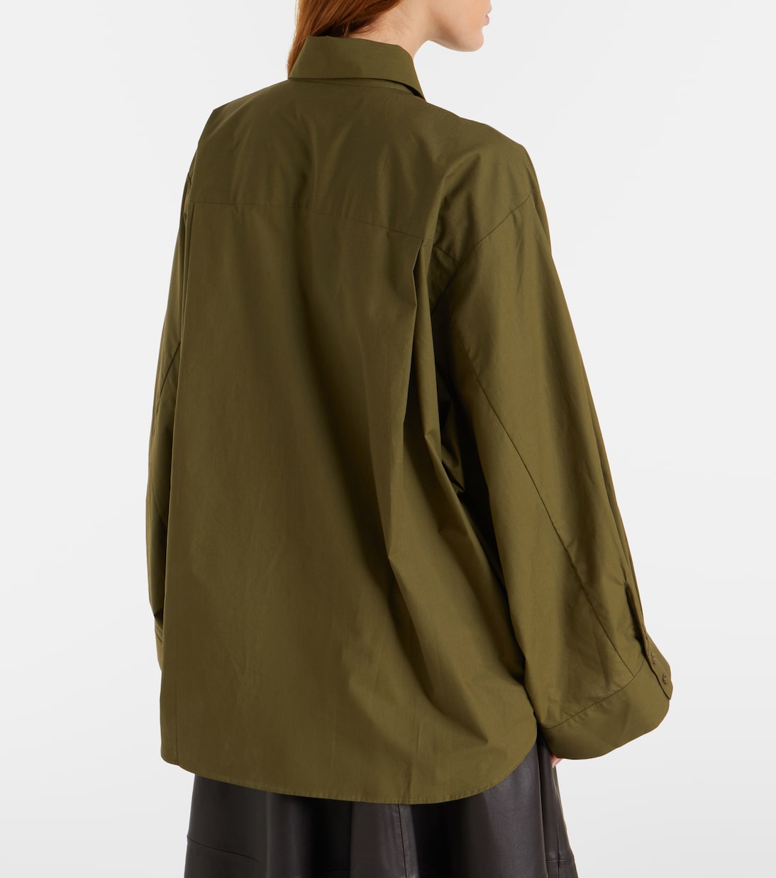 Tila oversized cotton shirt | The Frankie Shop