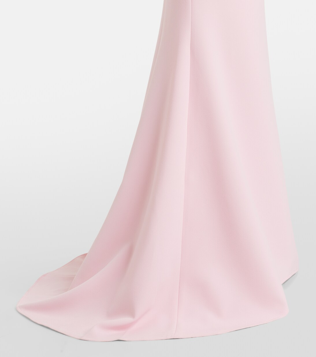 Elyna one-shoulder crêpe gown | Safiyaa