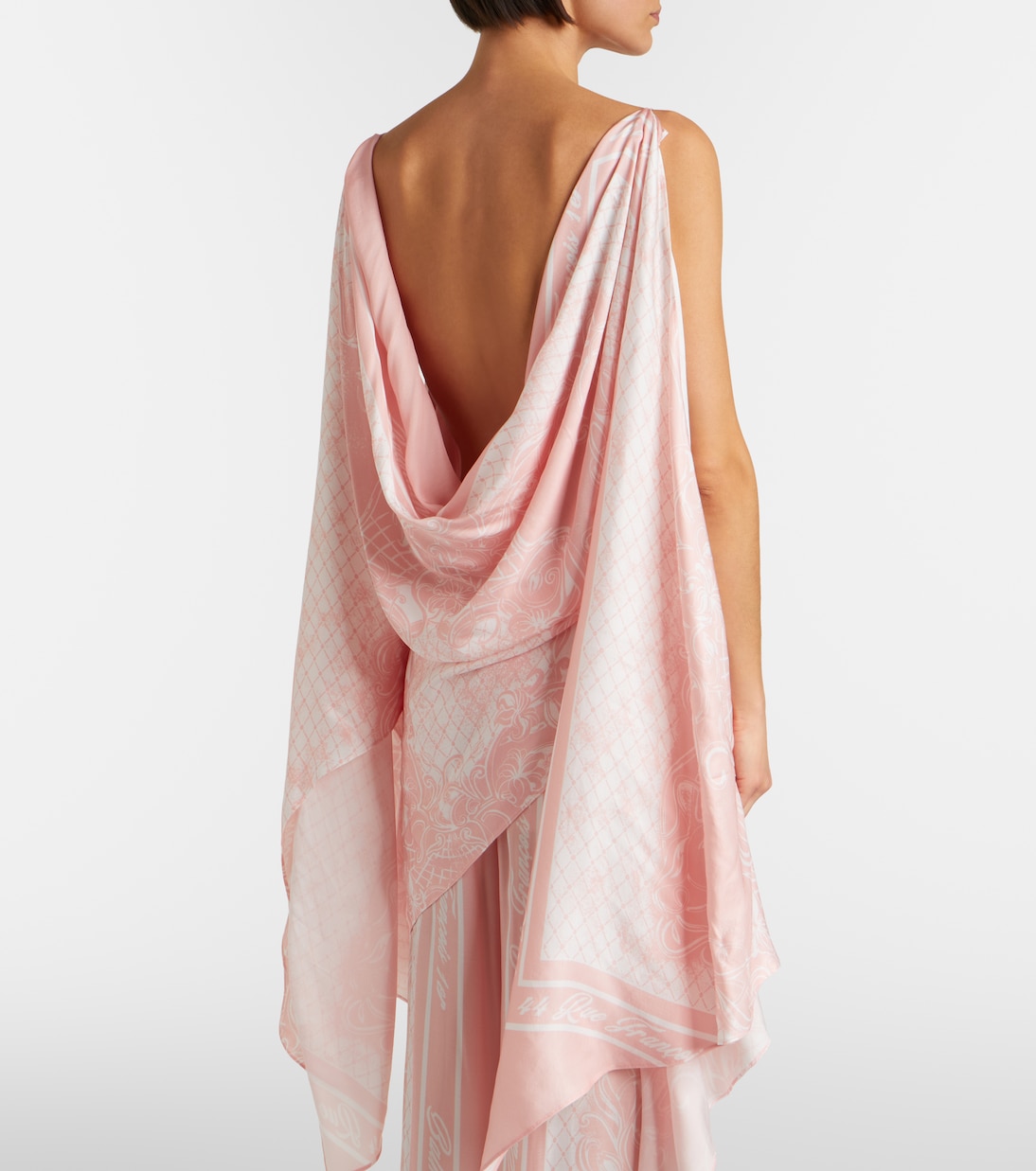 Printed asymmetric top | Balmain