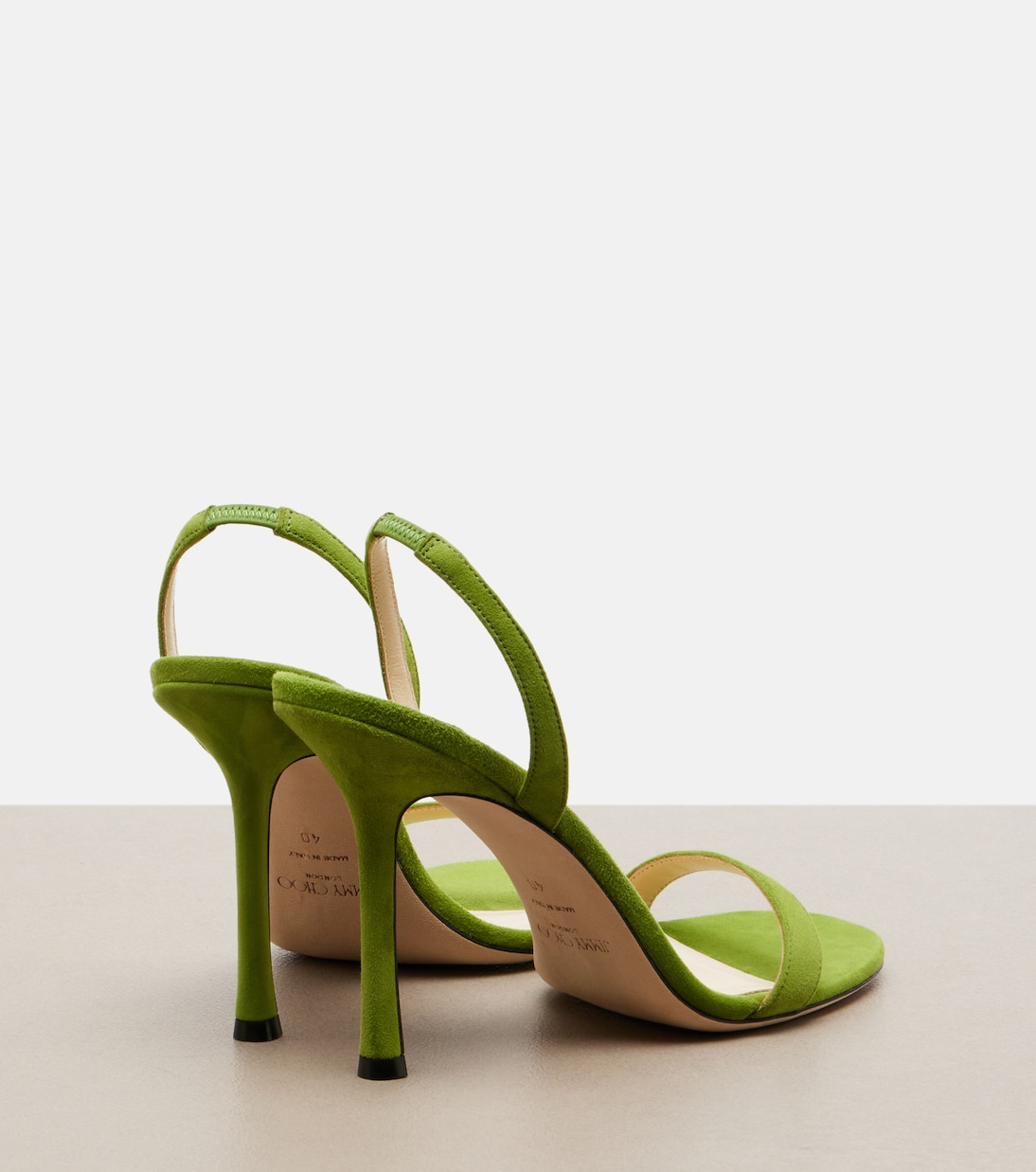 Slingback-Sandalen Jenn aus Veloursleder | Jimmy Choo