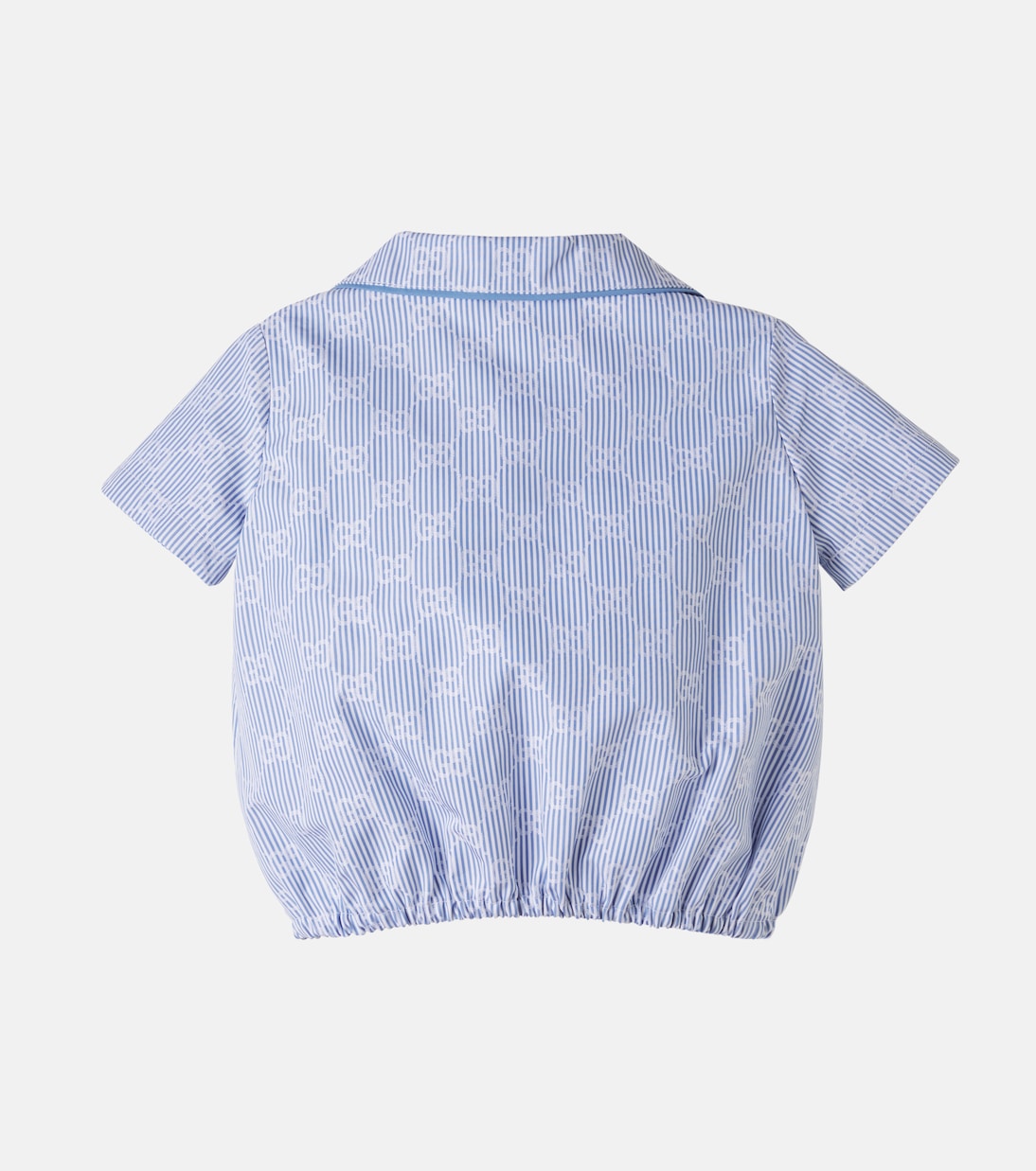 Baby GG striped cotton poplin shirt | Gucci Kids