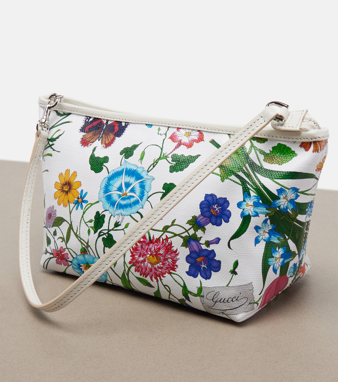 Pochette Gucci Flora Small en toile à fleurs | Gucci