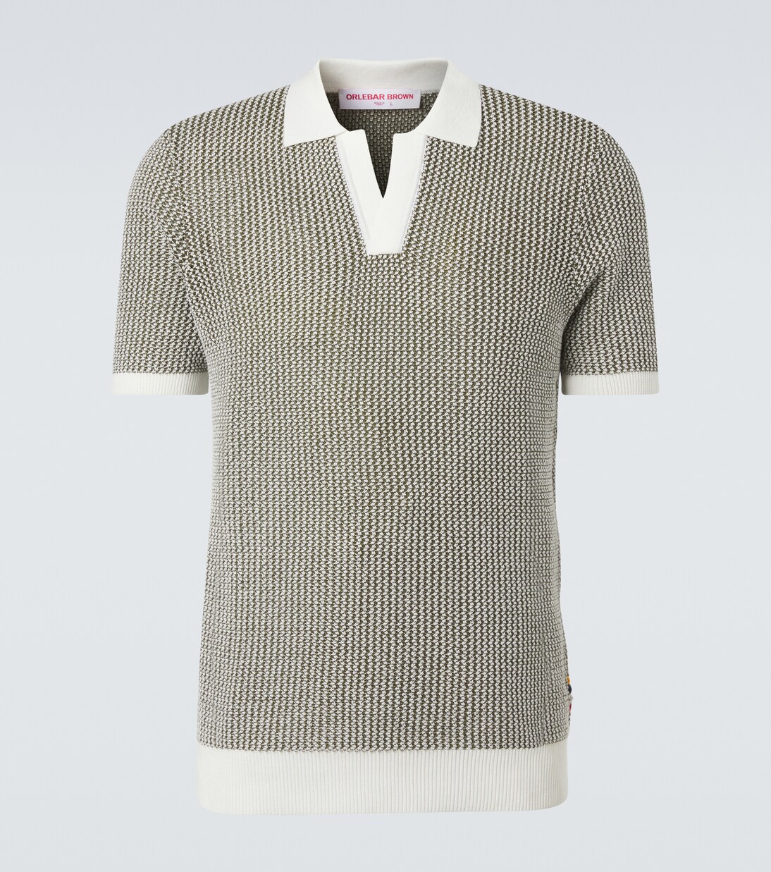 Horton crochet cotton polo sweater | Orlebar Brown