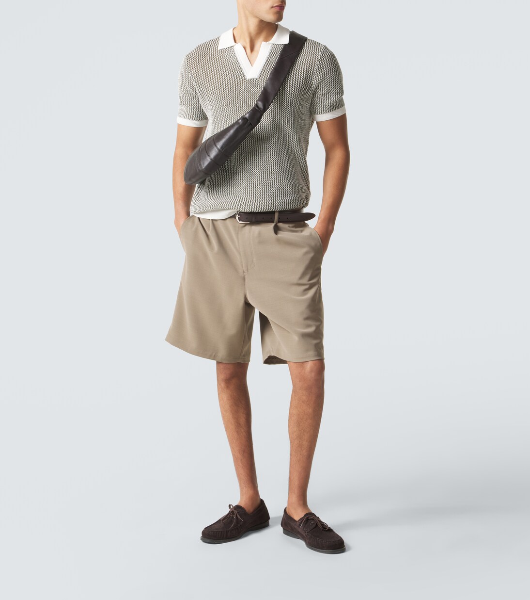 Horton crochet cotton polo sweater | Orlebar Brown