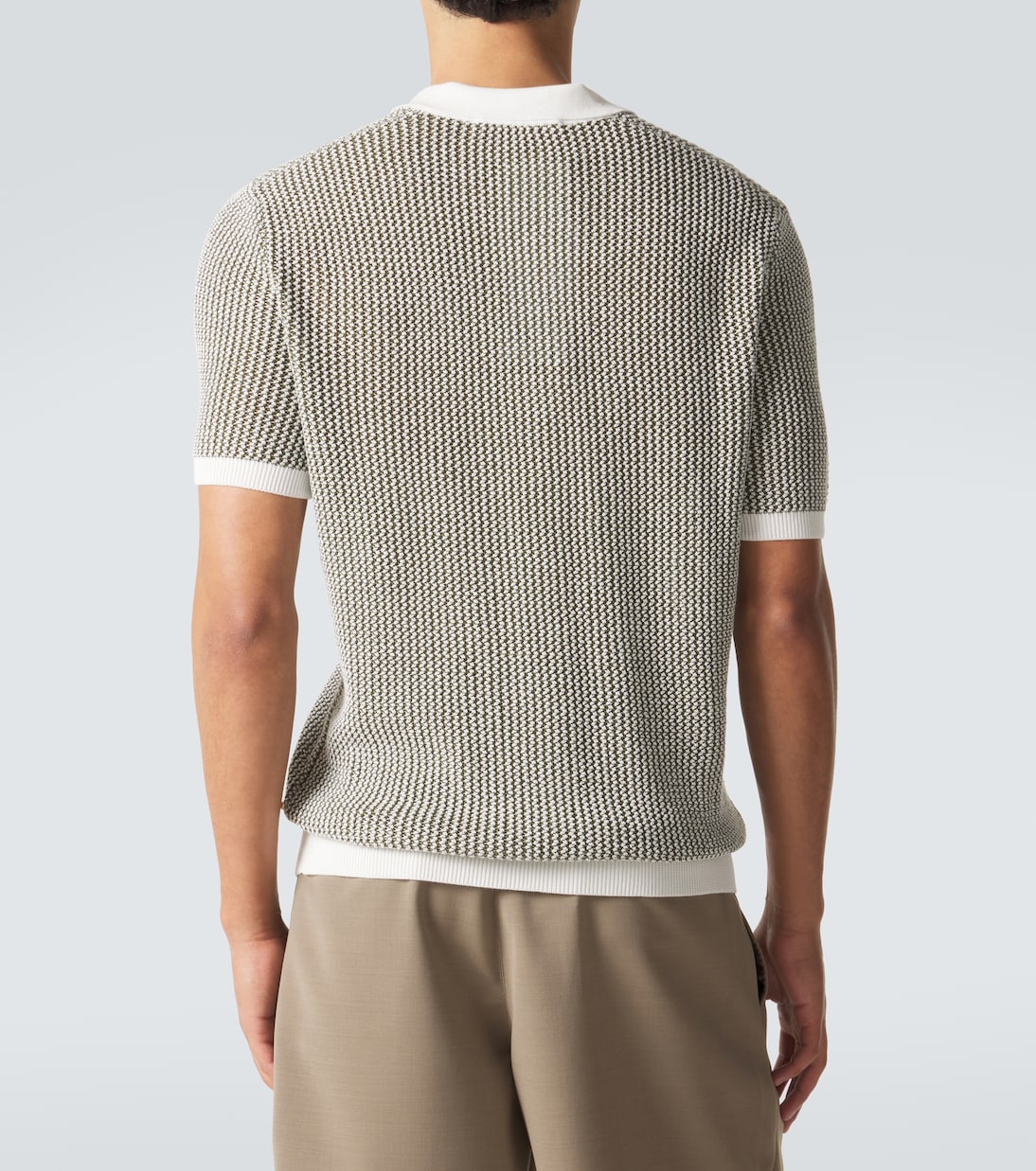 Horton crochet cotton polo sweater | Orlebar Brown
