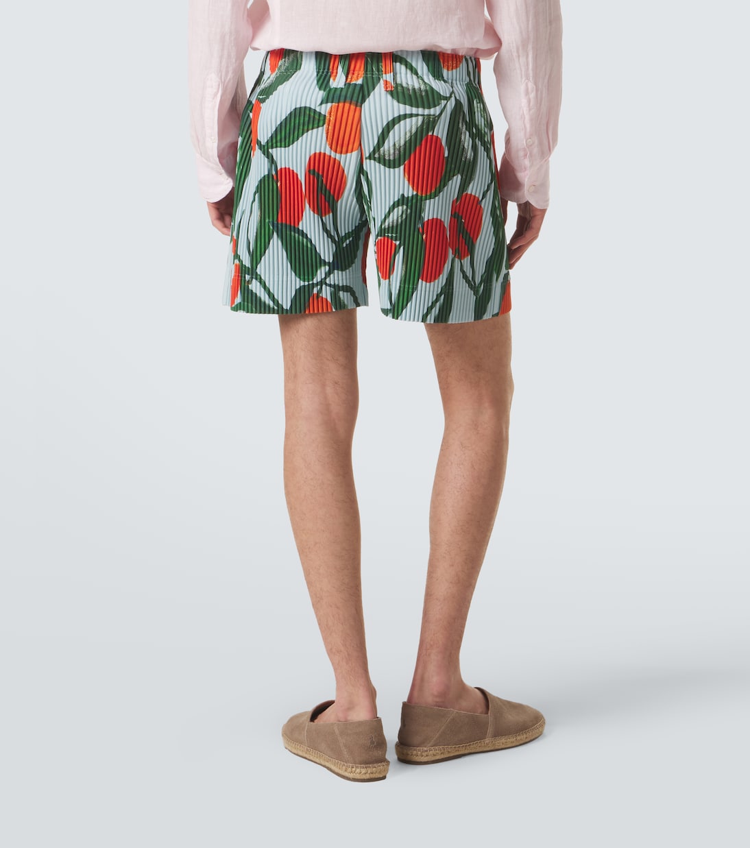 Pleated printed shorts | Homme Plissé Issey Miyake