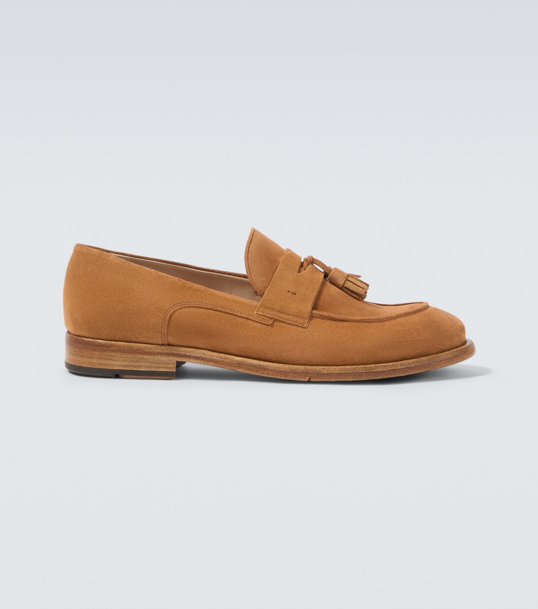 Tasseled suede penny loafers | Eleventy