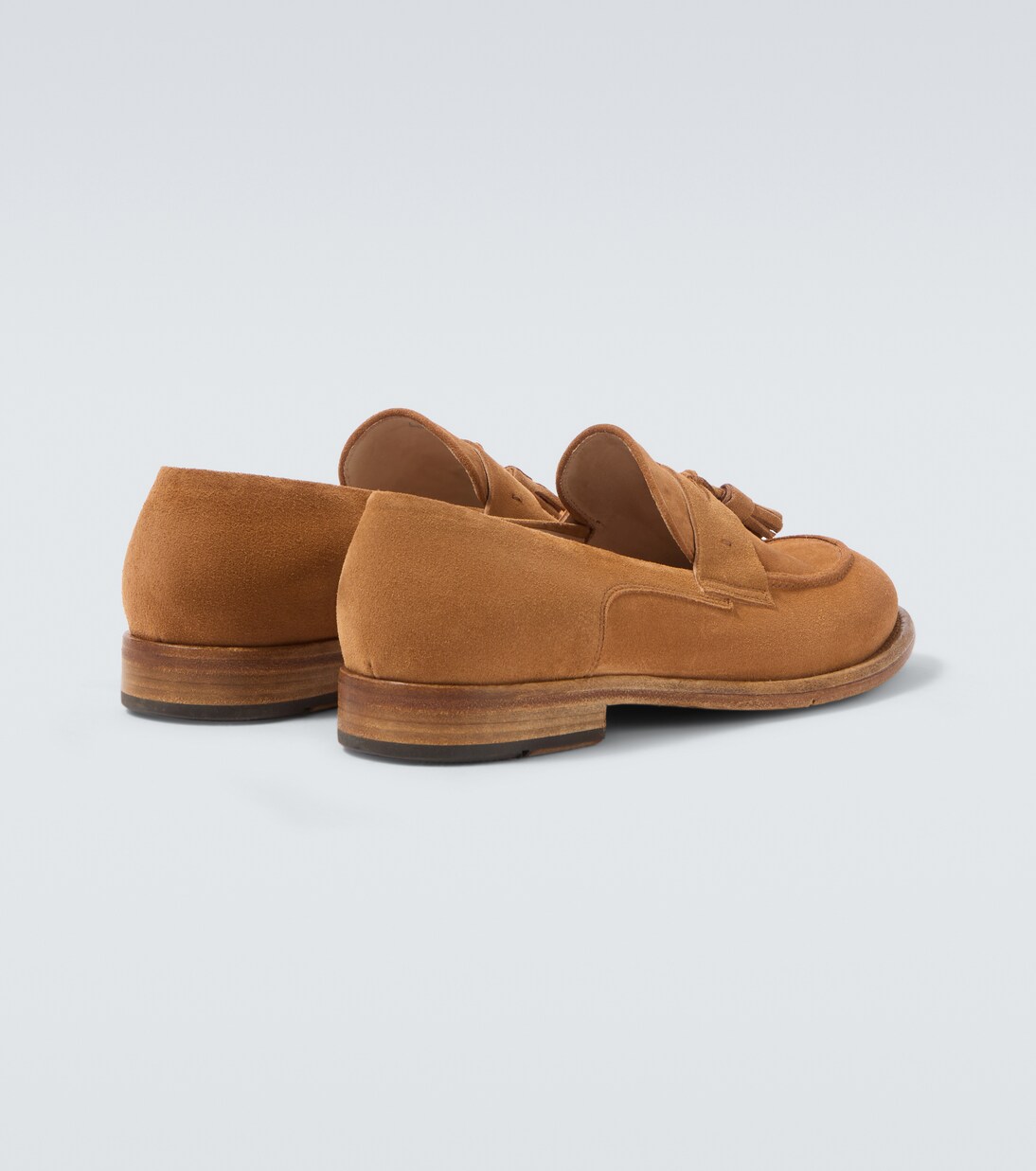 Tasseled suede penny loafers | Eleventy