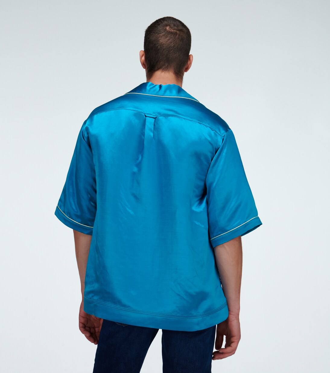 Short-sleeved pajama shirt | Wales Bonner