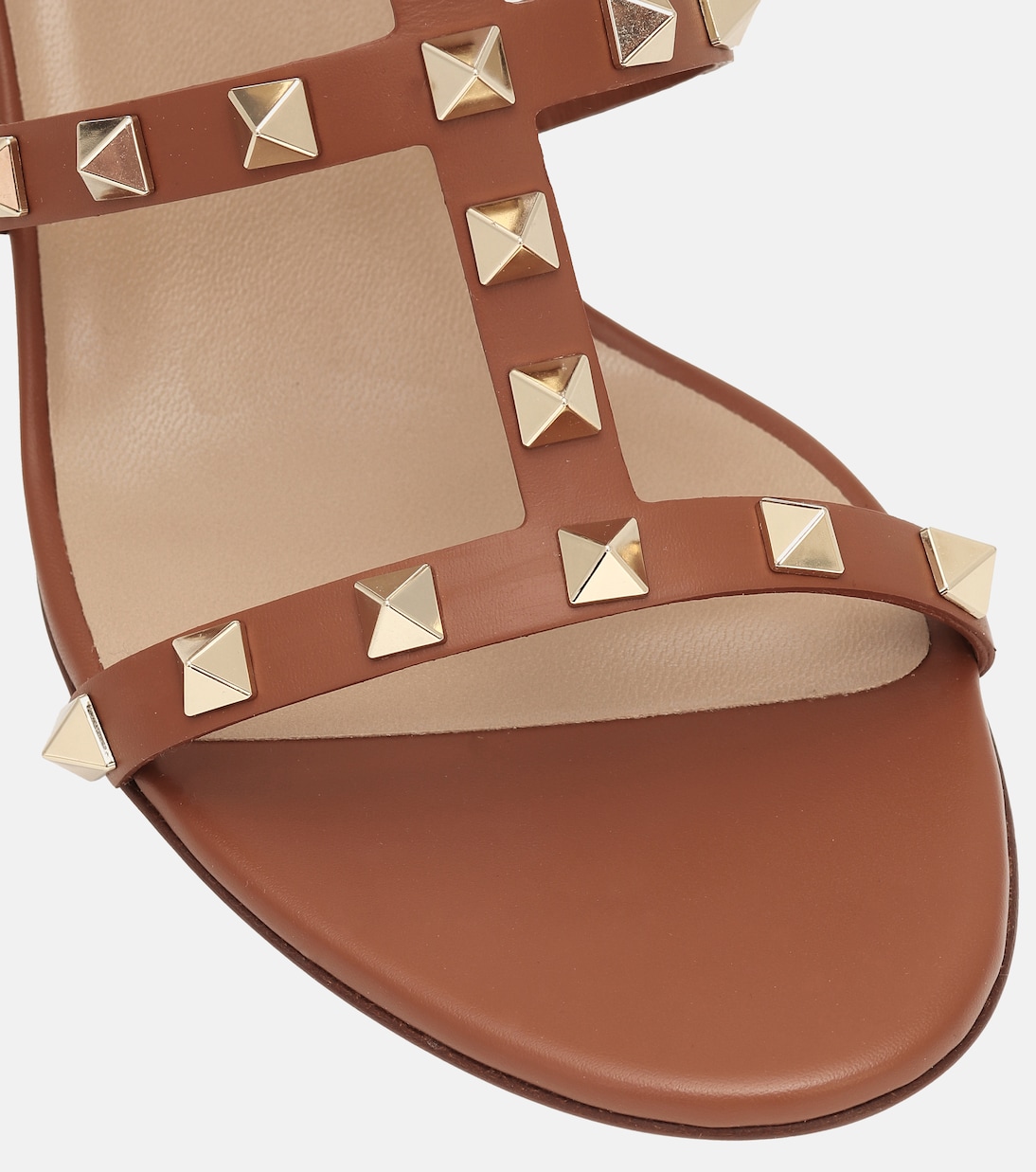 Sandalen Rockstud 65 aus Leder | Valentino Garavani