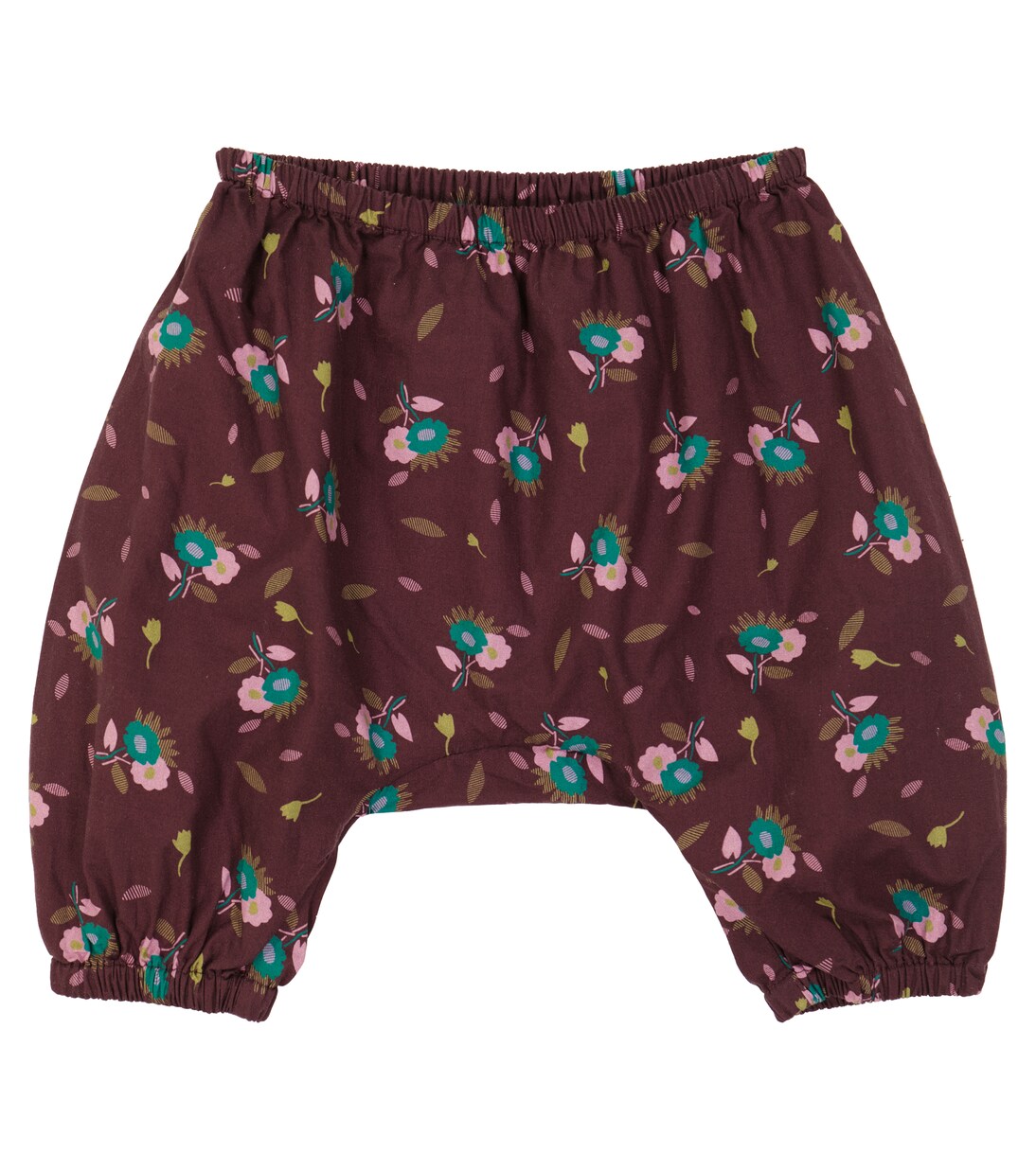 Baby Faraday printed cotton pants | Caramel