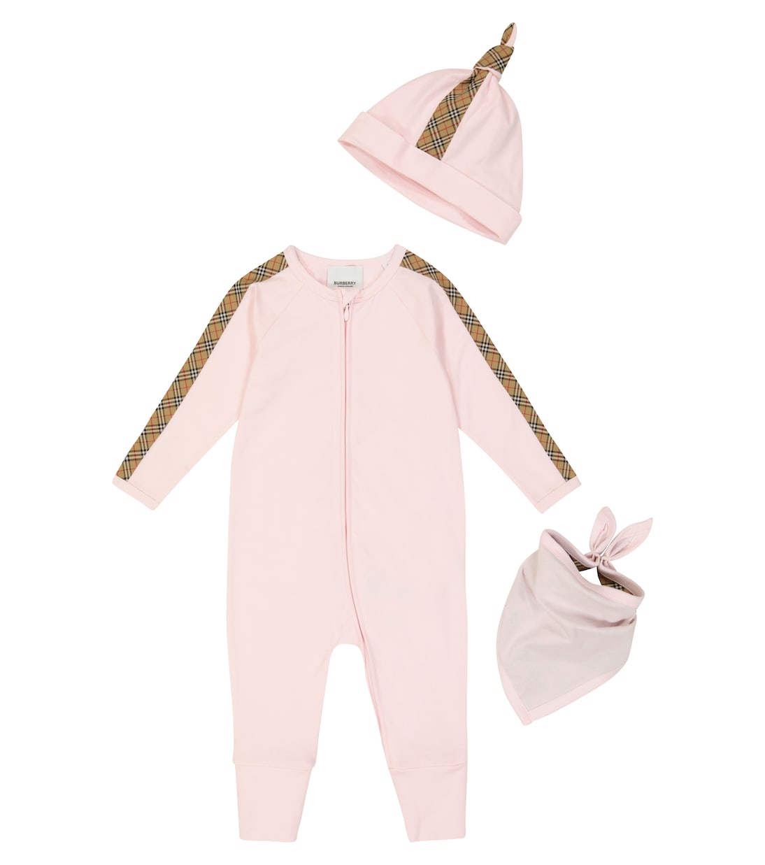Bebé - set en mezcla de algodón con cuadros | Burberry Kids