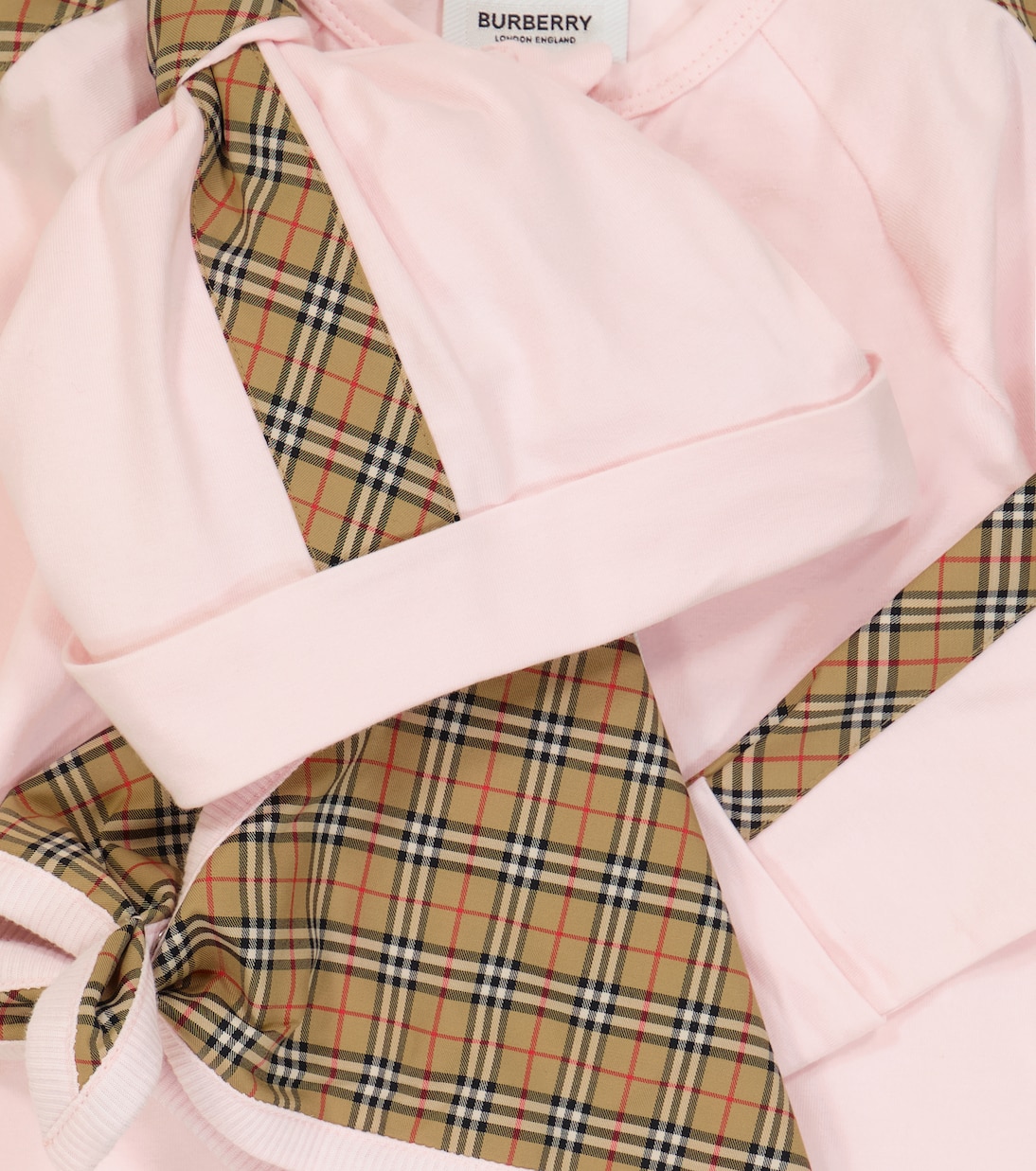 Bebé - set en mezcla de algodón con cuadros | Burberry Kids
