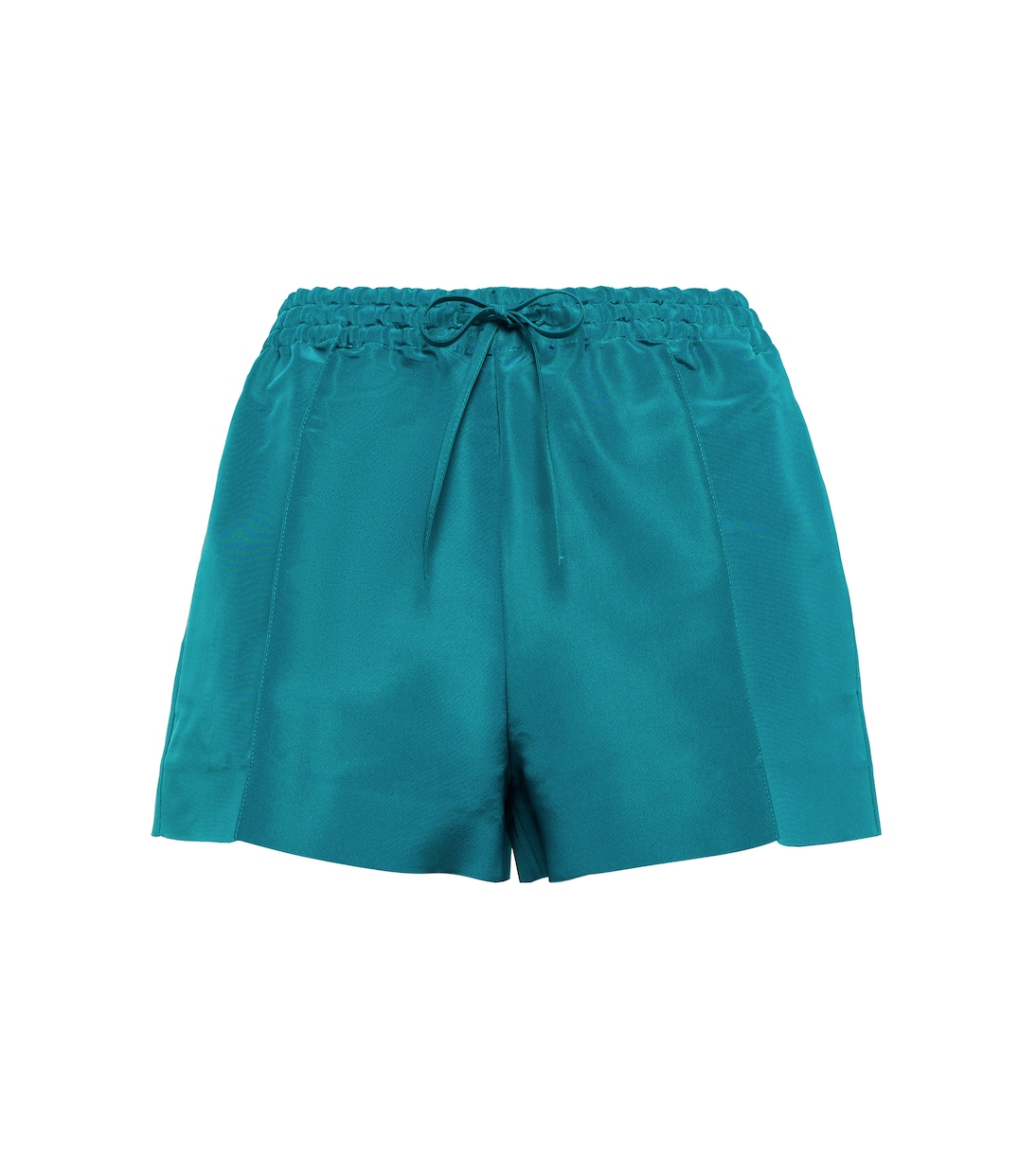 High-Rise Shorts aus Seide | Valentino
