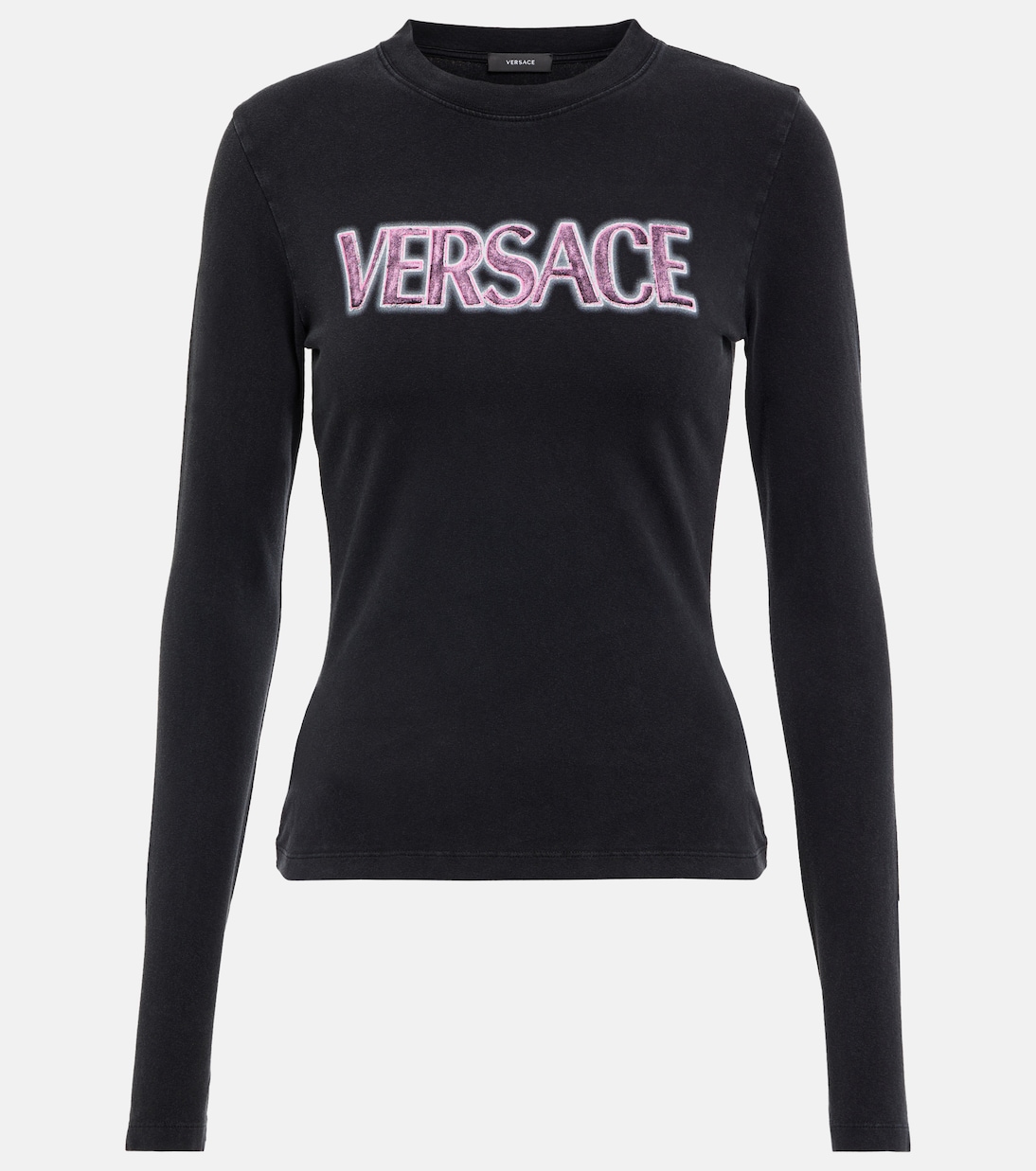 Longsleeve Goddess aus einem Baumwollgemisch | Versace