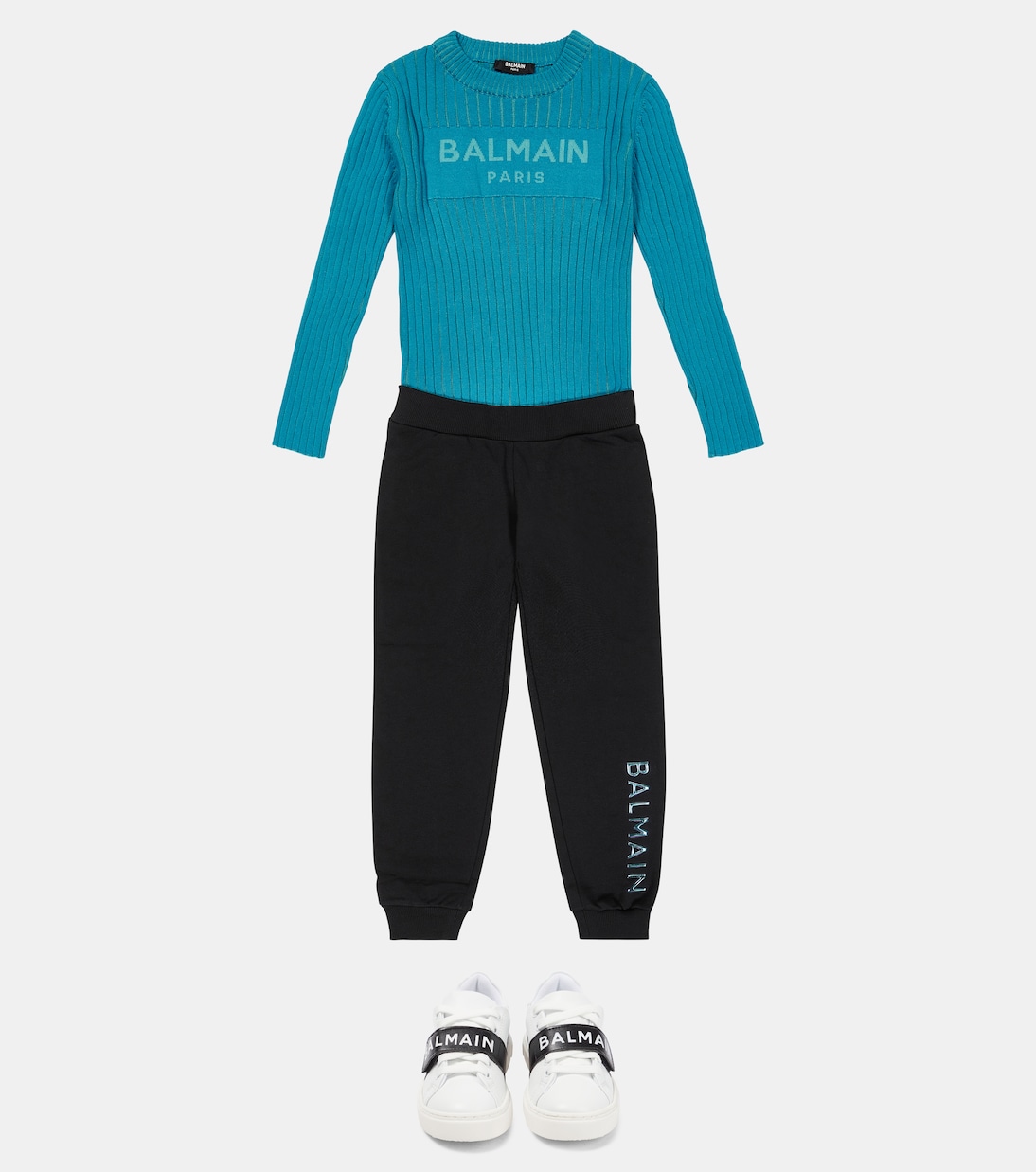Pullover aus Baumwolle | Balmain Kids