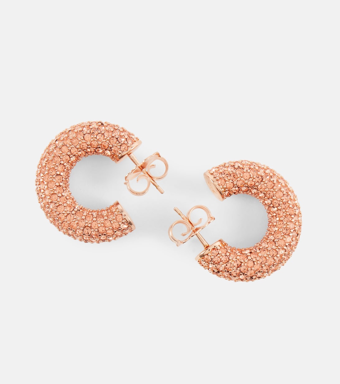 Cameron embellished hoop earrings | Amina Muaddi