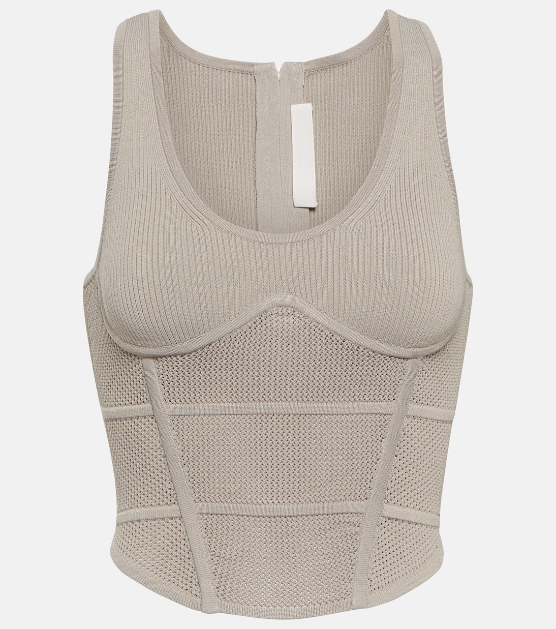 Bustier-Top aus Rippstrick | Dion Lee