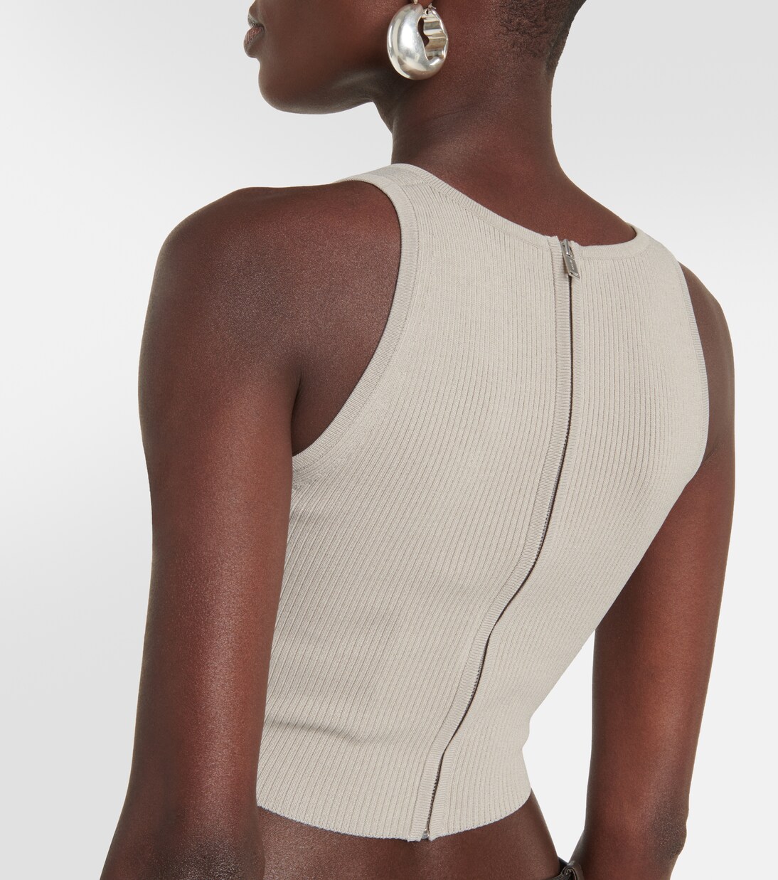 Bustier-Top aus Rippstrick | Dion Lee