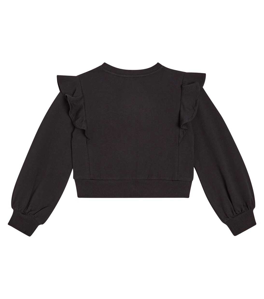 Logo cotton-blend jersey sweatshirt | Moschino Kids