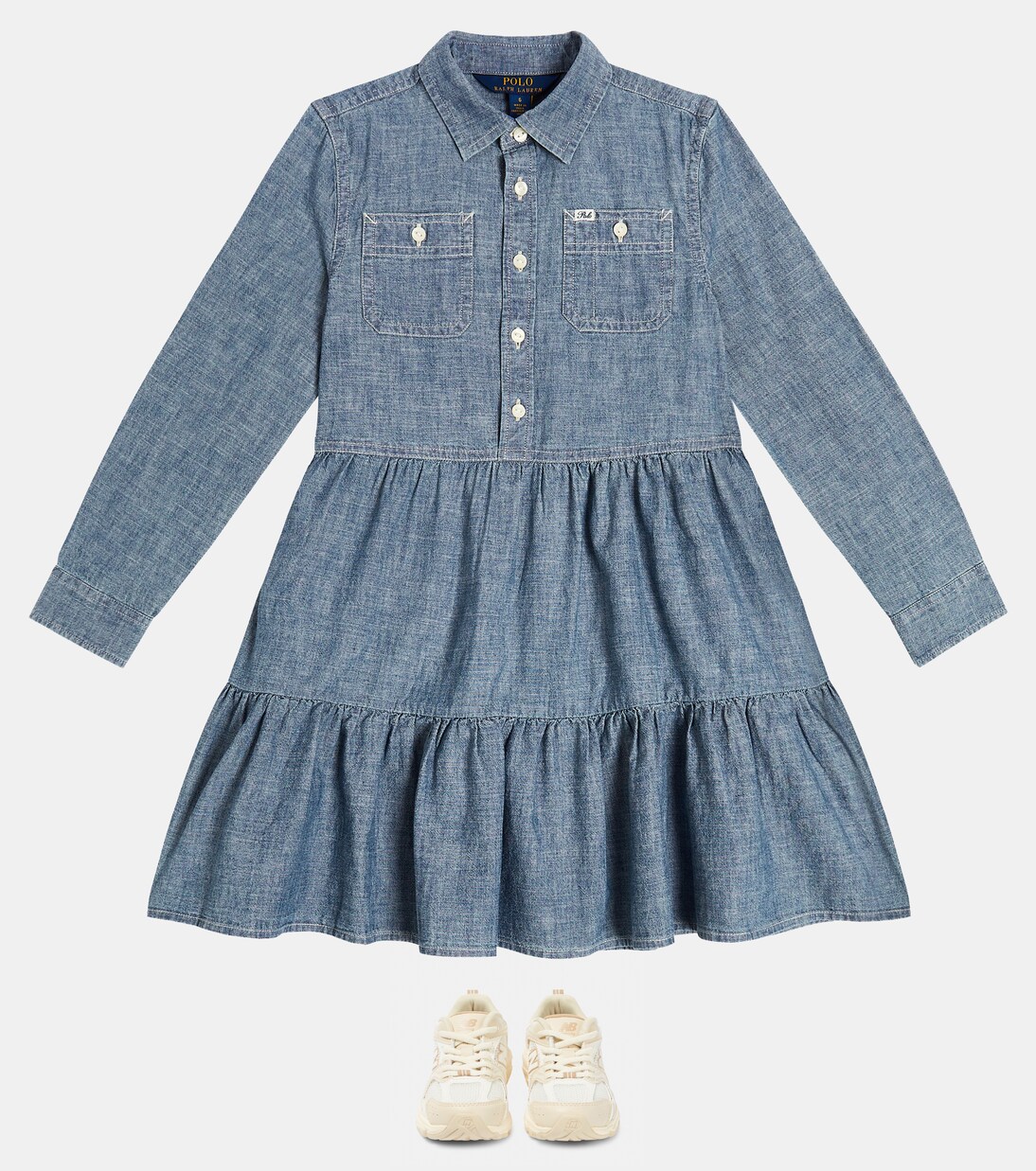 Cotton shirt dress | Polo Ralph Lauren Kids