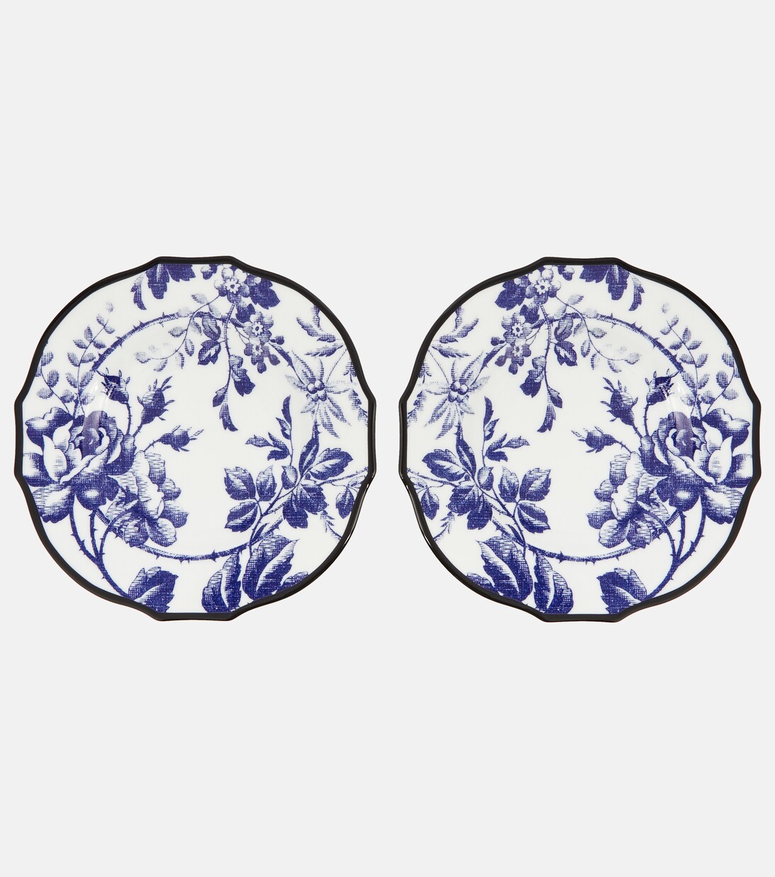 Herbarium set of two accent plates | Gucci