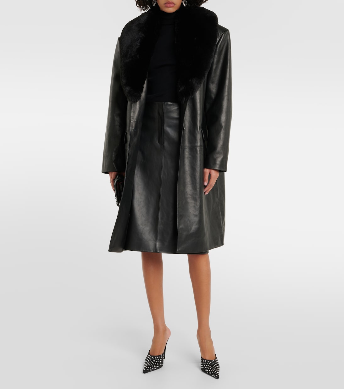 Midirock aus Leder | Magda Butrym