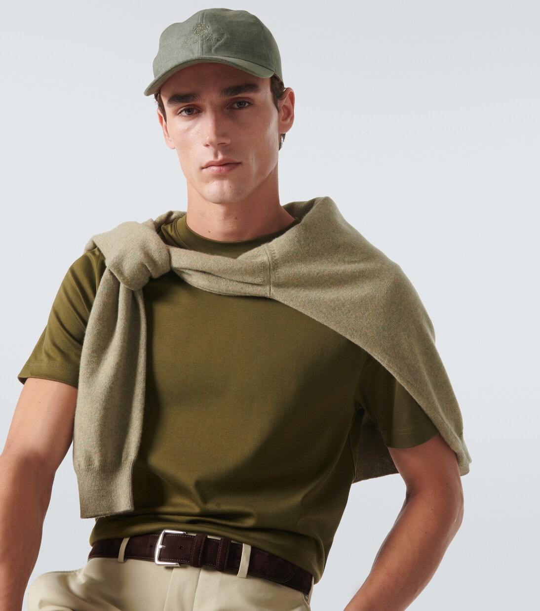 Logo linen hat | Loro Piana