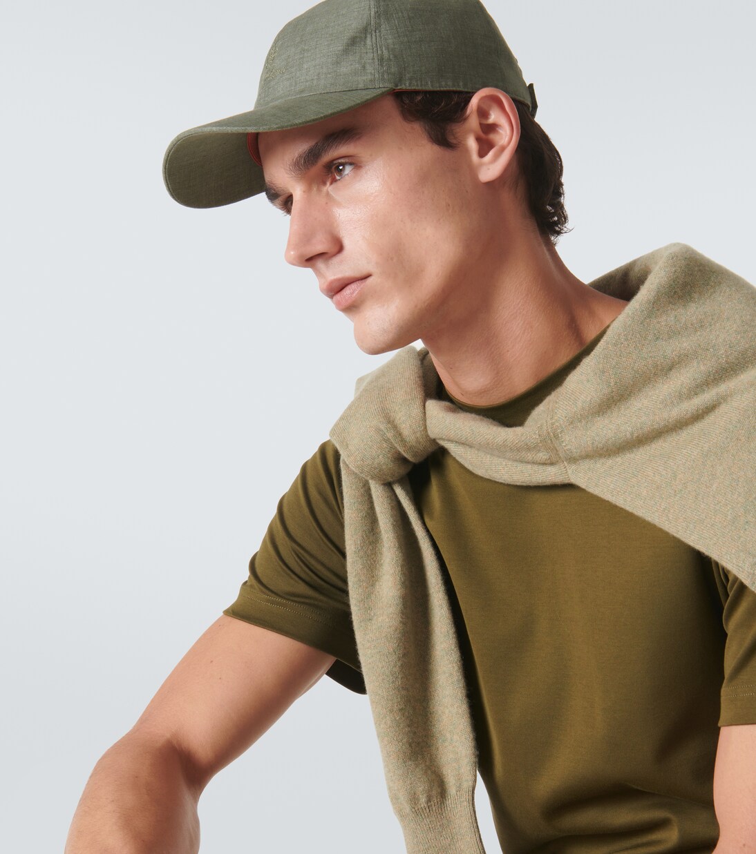 Logo linen hat | Loro Piana