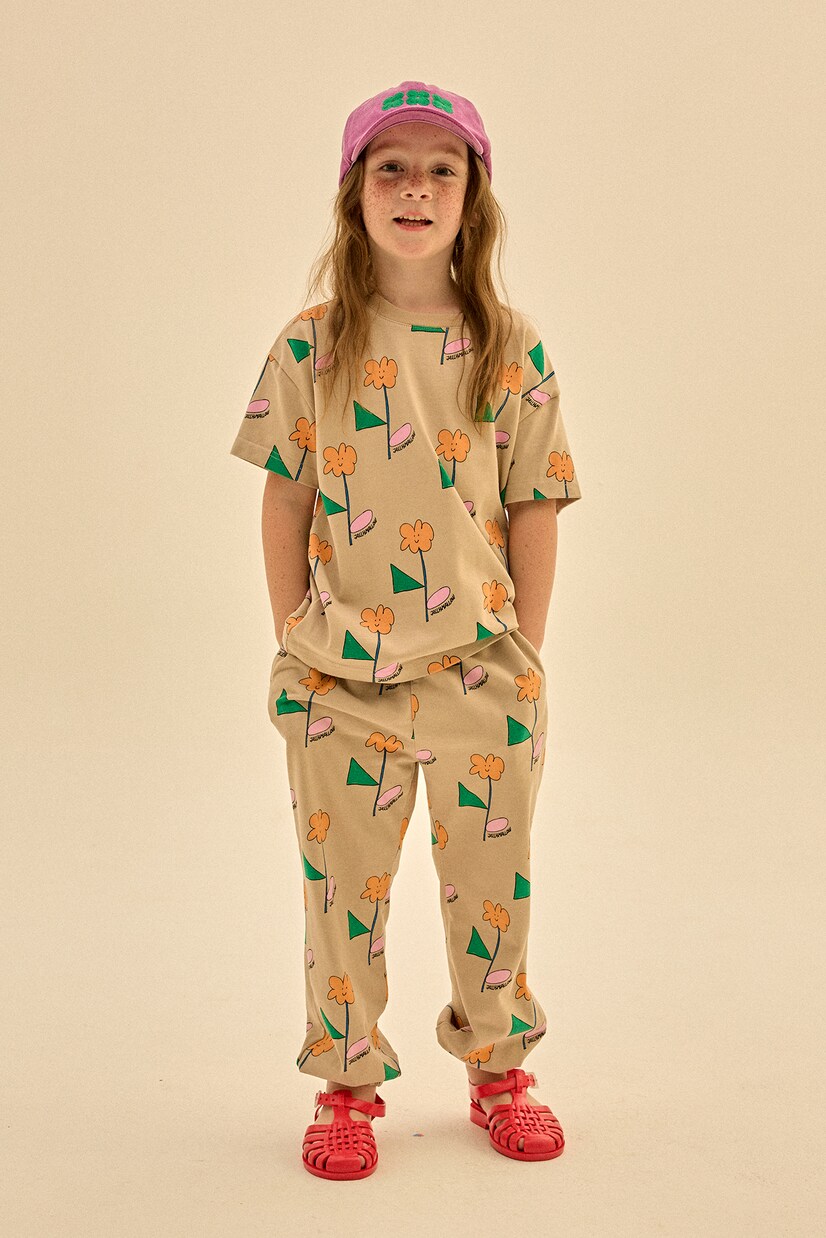 Printed velour sweatpants | Jellymallow