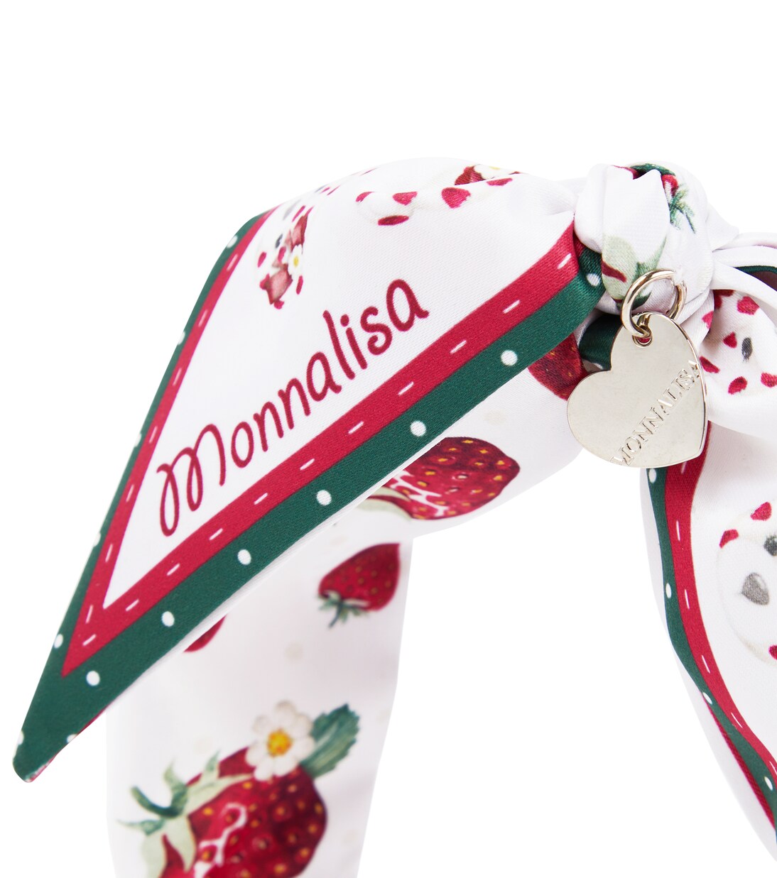 Bow-detail printed headband | Monnalisa