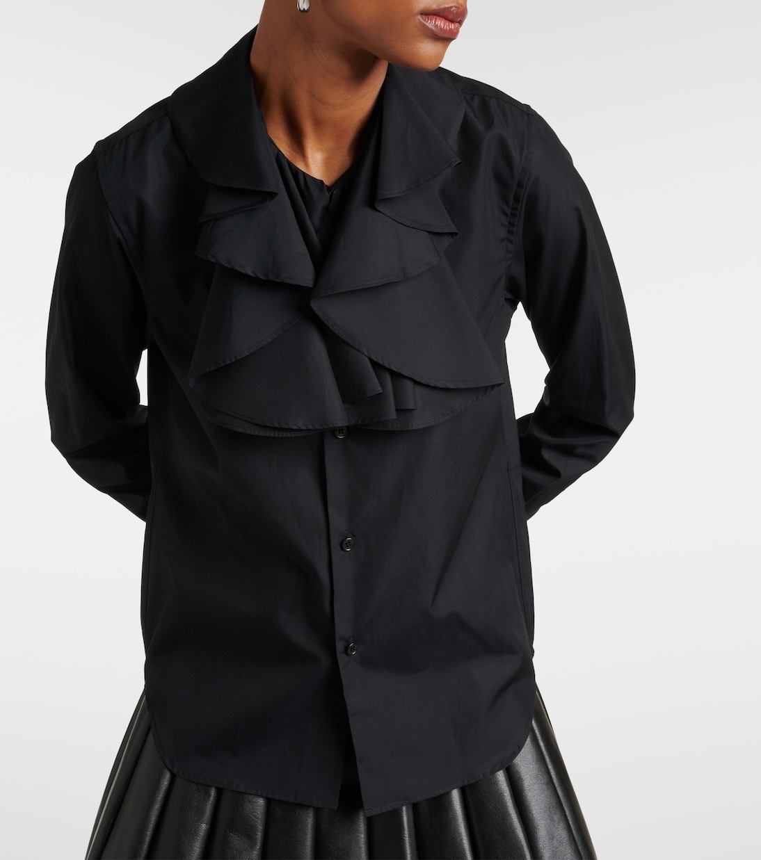 Hemd aus Baumwolle | Noir Kei Ninomiya