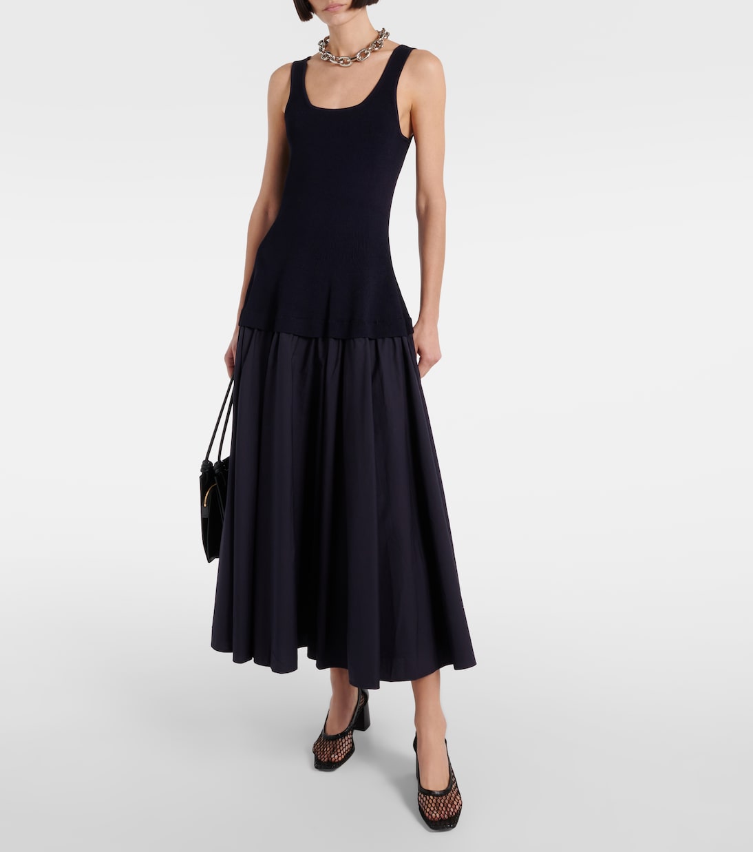 Midikleid Silas aus einem Baumwollgemisch | Simkhai